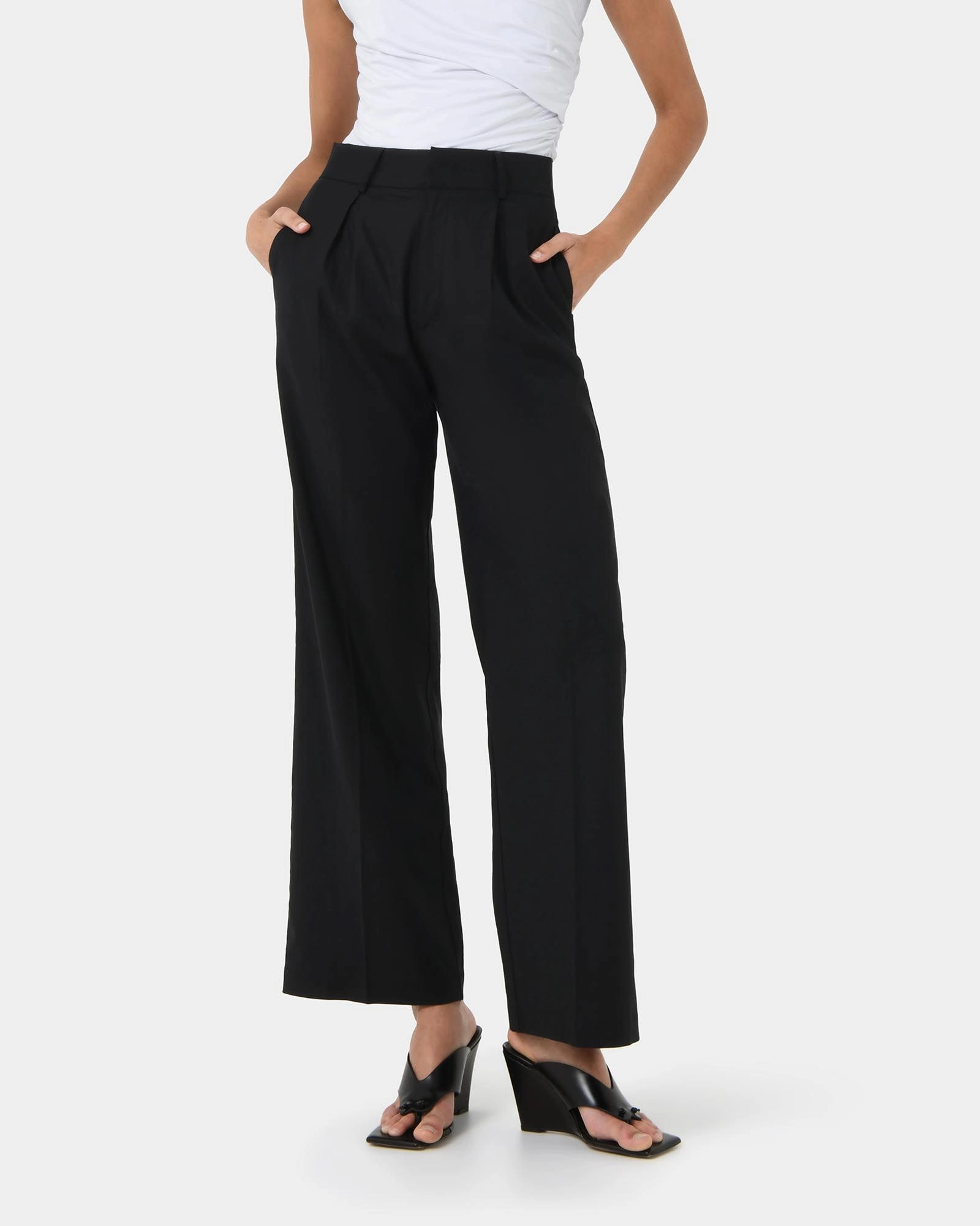 Forcast Clothing - Perry Linen Tailored Pants