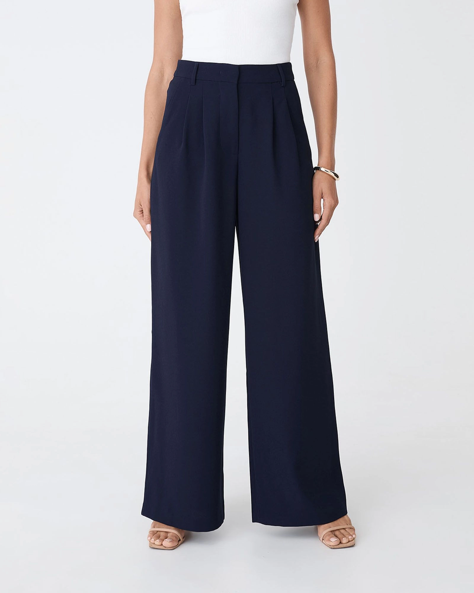 Forcast Clothing - Rumy Wide Leg Tailored Pants