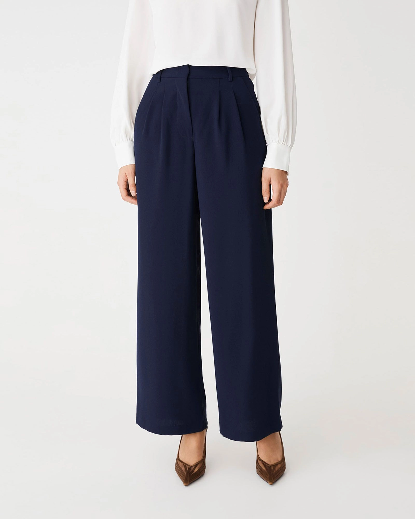 Forcast Clothing - Rumy Wide Leg Tailored Pants