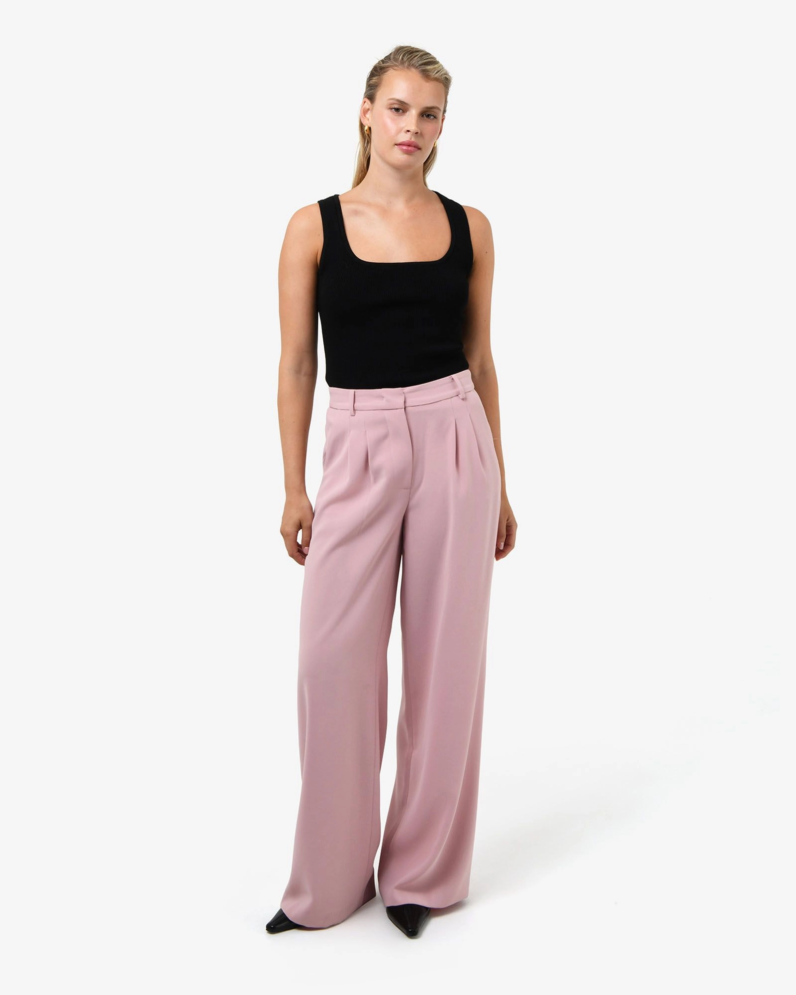 Forcast Clothing - Rumy Wide Leg Tailored Pants
