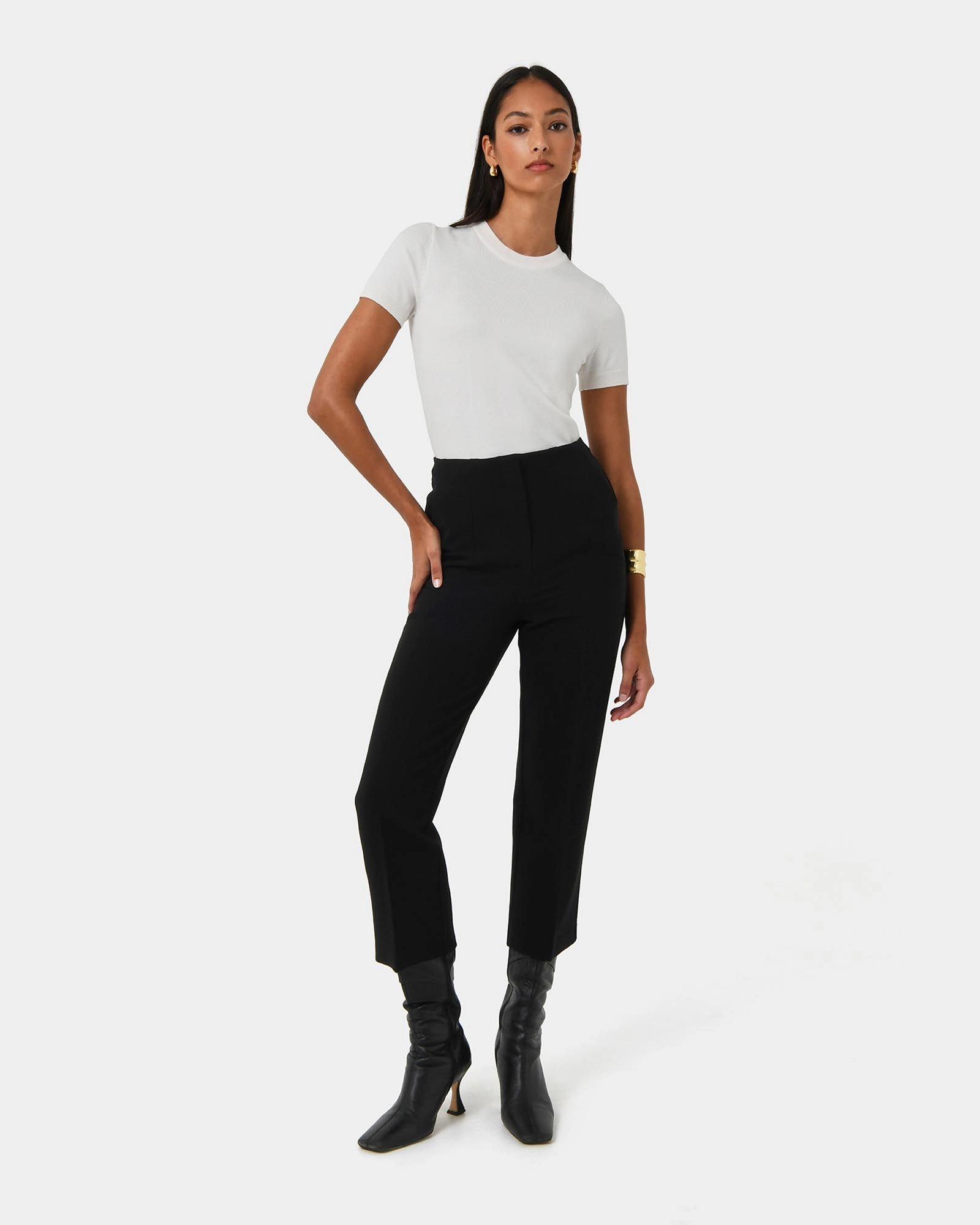 Forcast Clothing - Lee Tailored Crop Pants