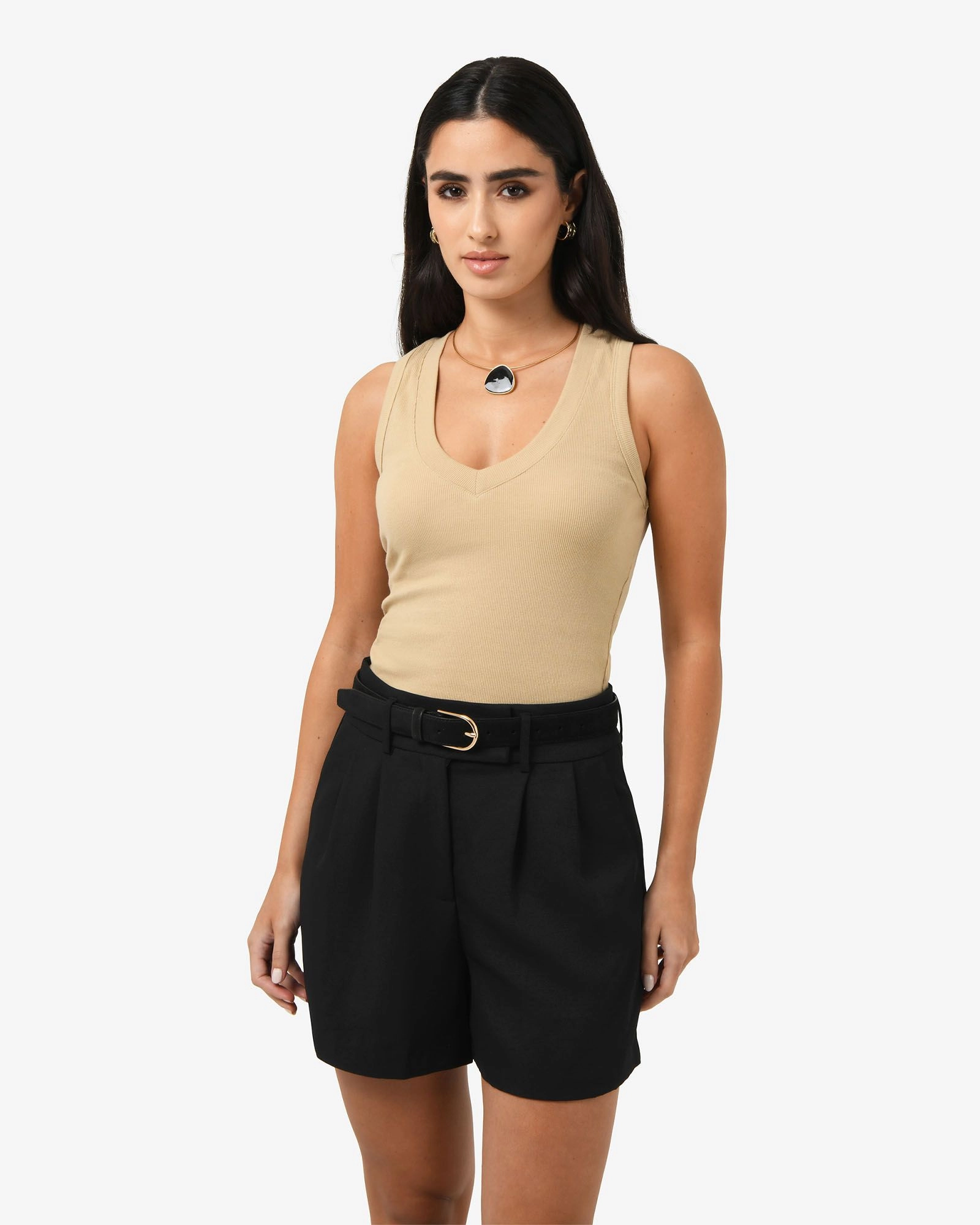 Forcast Clothing - Lexee Pleat Front Short