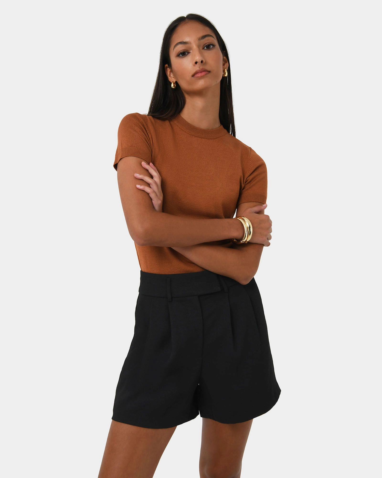 Forcast Clothing - Lexee Pleat Front Short