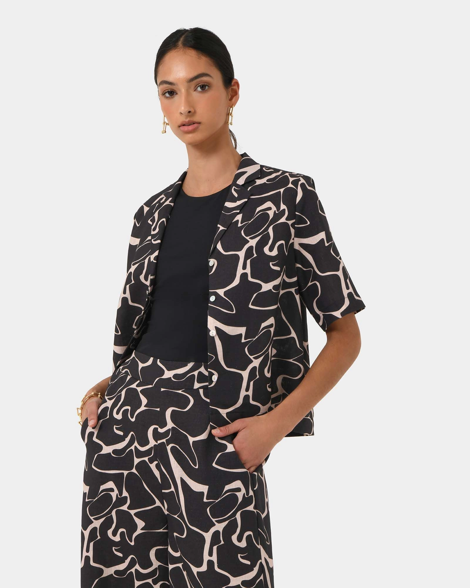 Forcast Clothing - Pip Linen Blend Shirt