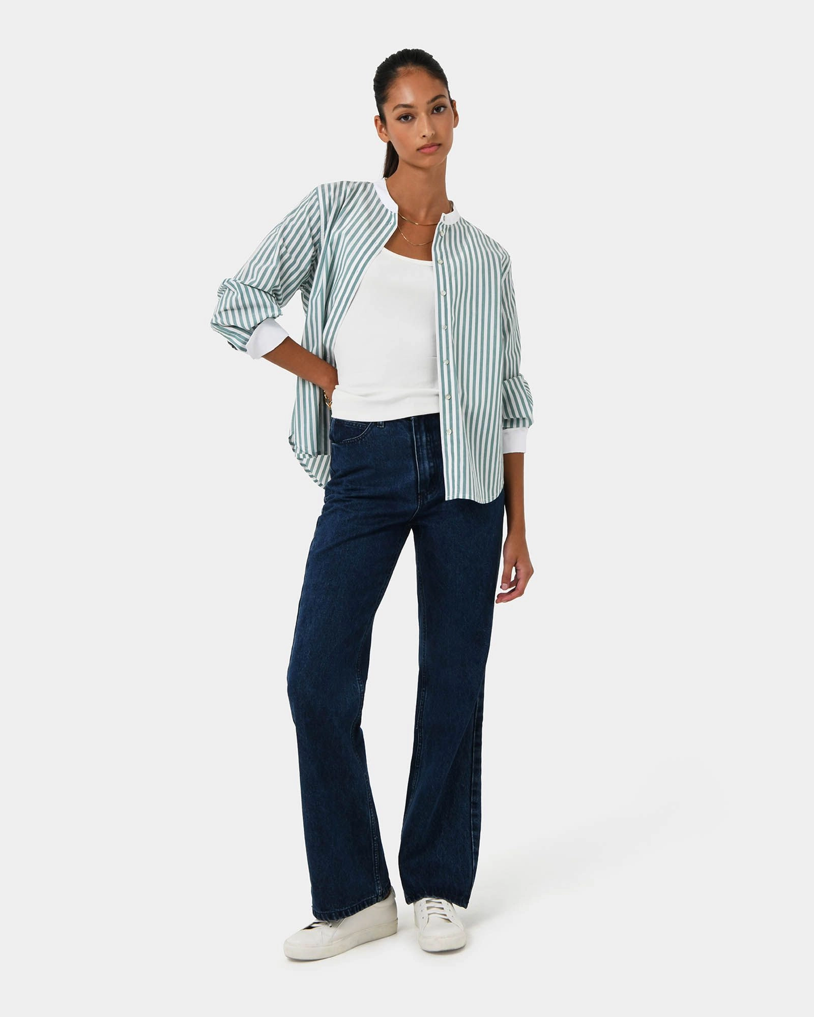 Forcast Clothing - Melie Cotton Stripe Shirt