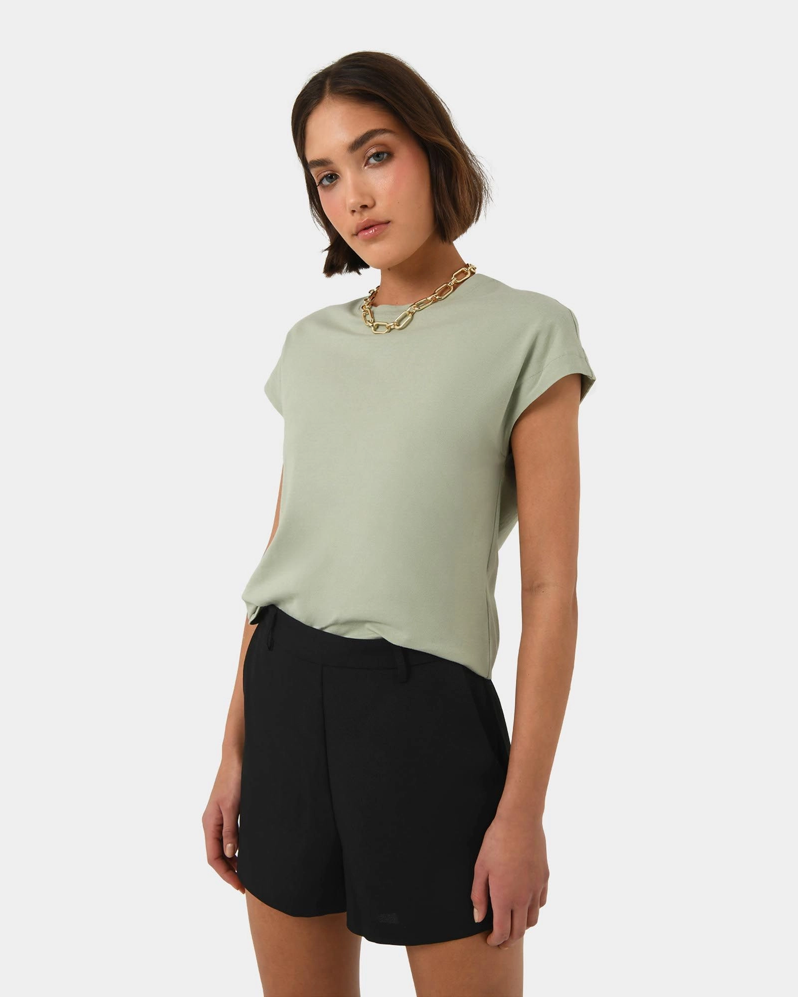 Forcast Clothing - Sara Cotton Tee