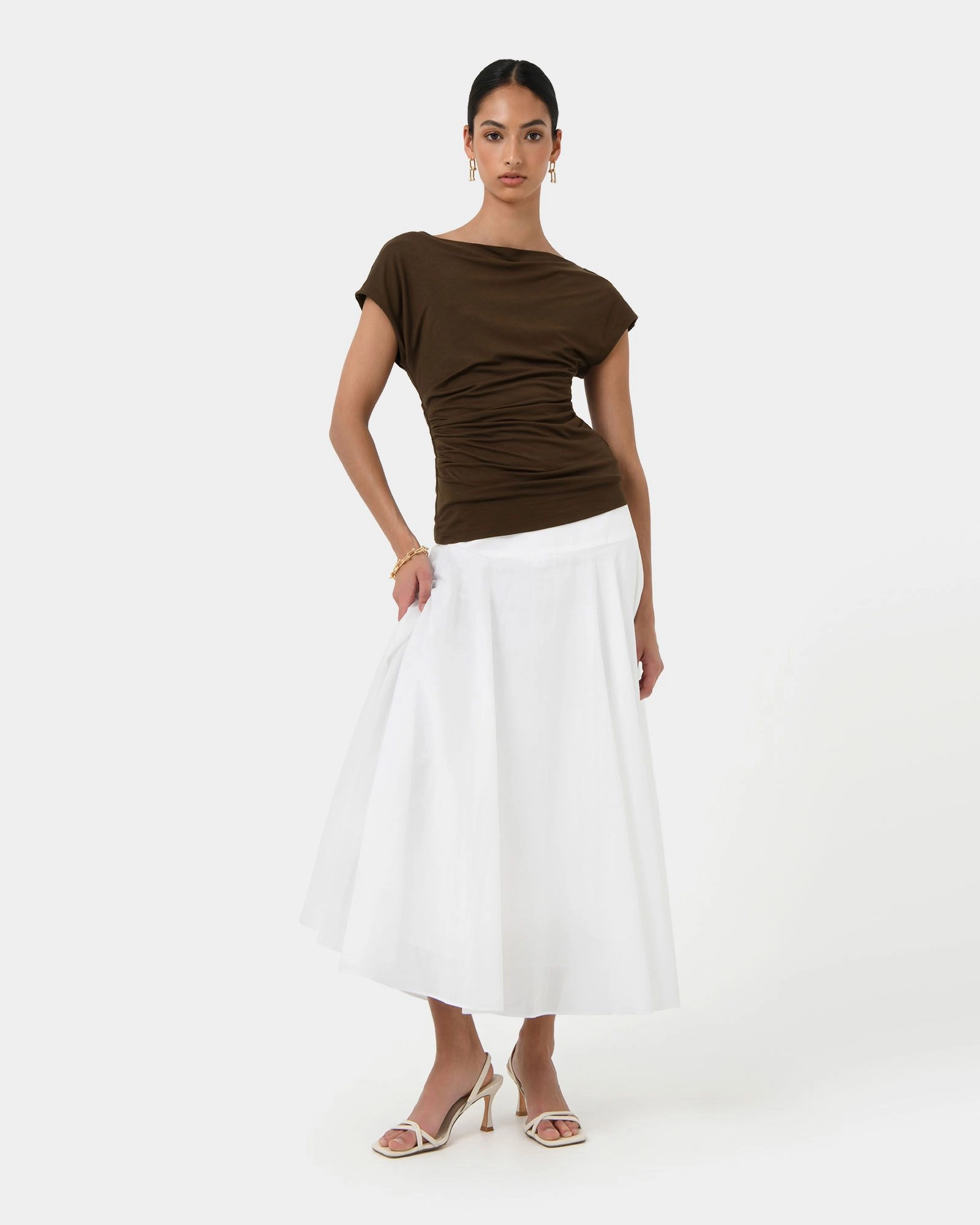 Forcast Clothing - Mia Off Shoulder Jersey Top 
