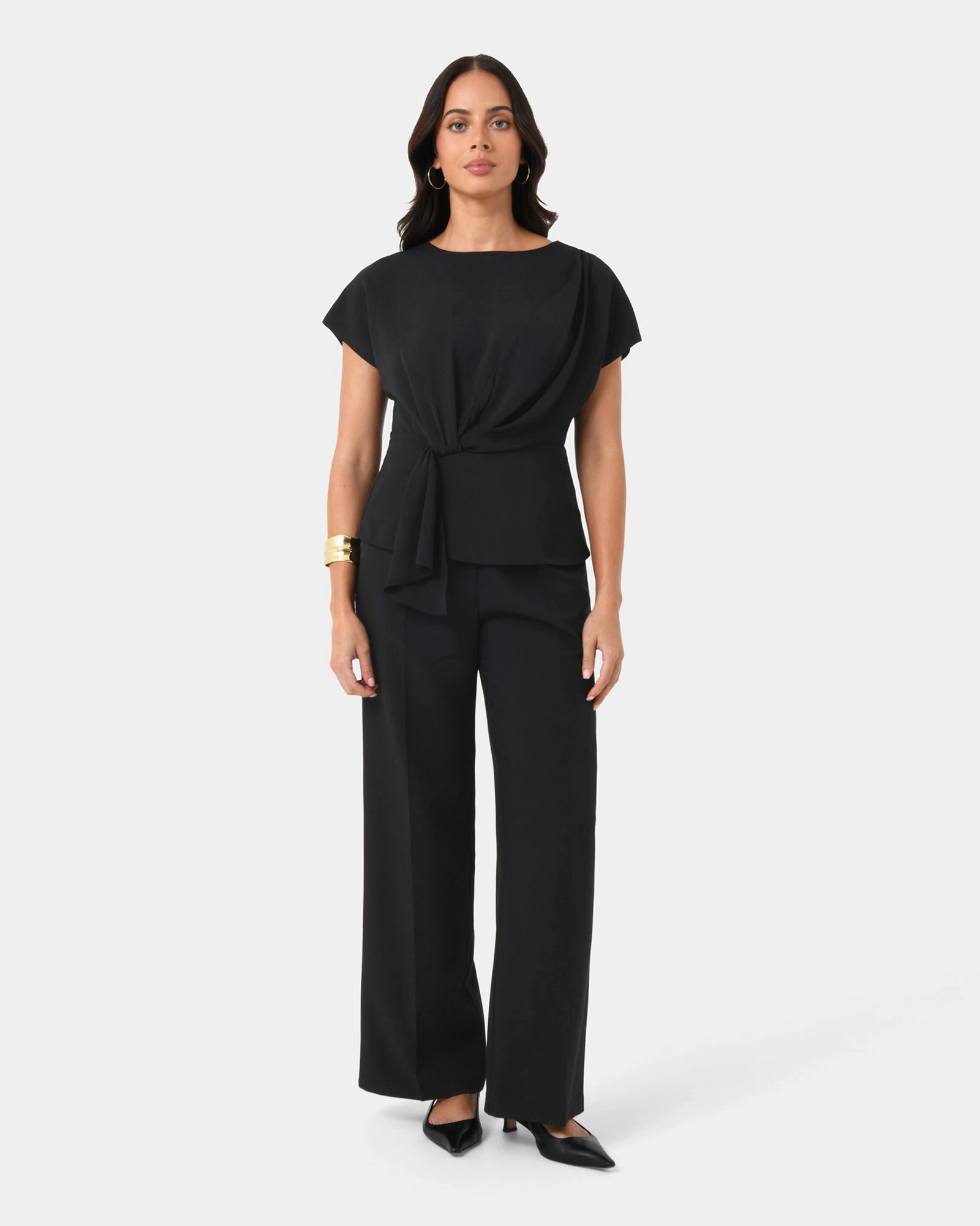 Forcast Clothing - Athena Draped Top