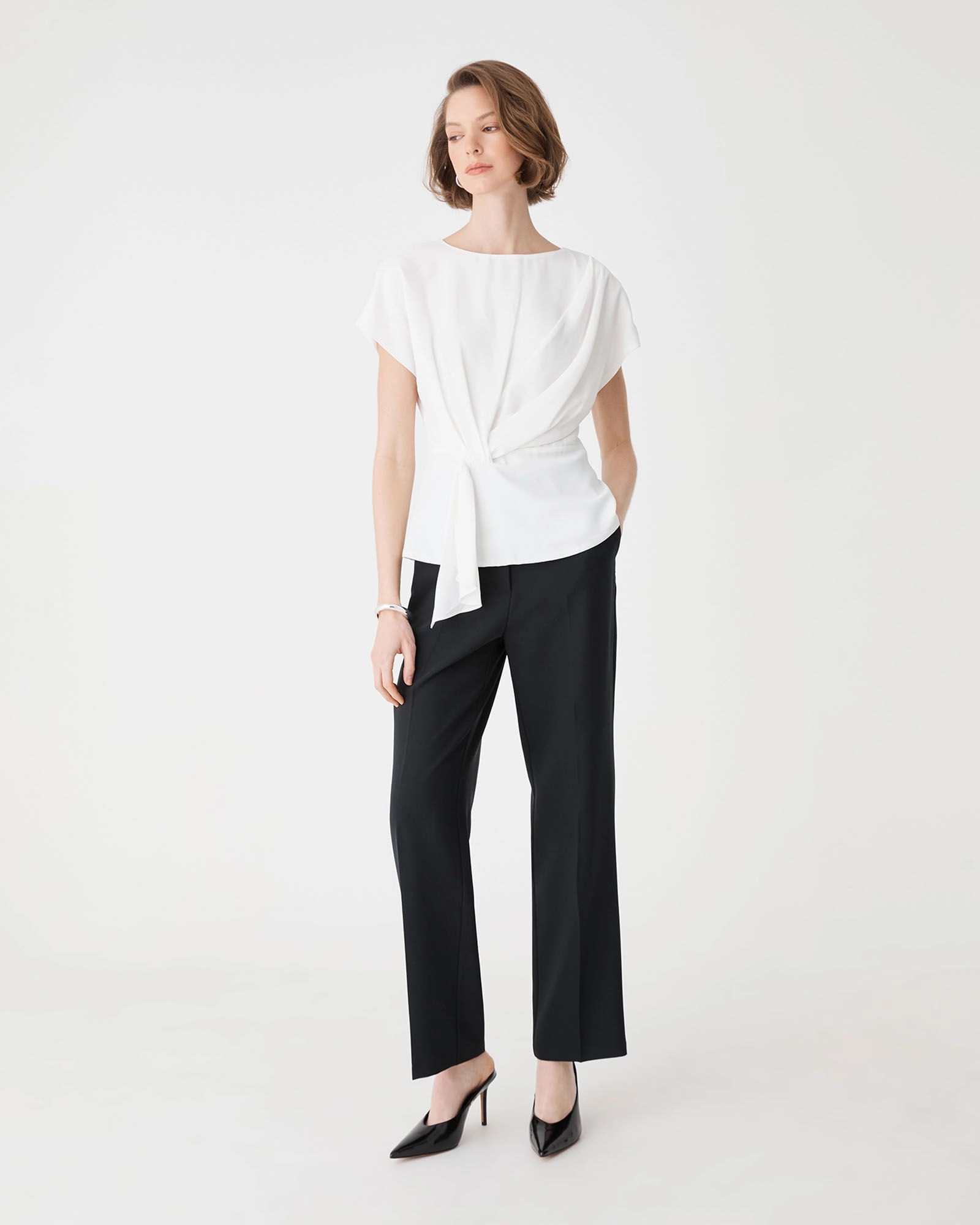 Forcast Clothing - Athena Draped Top