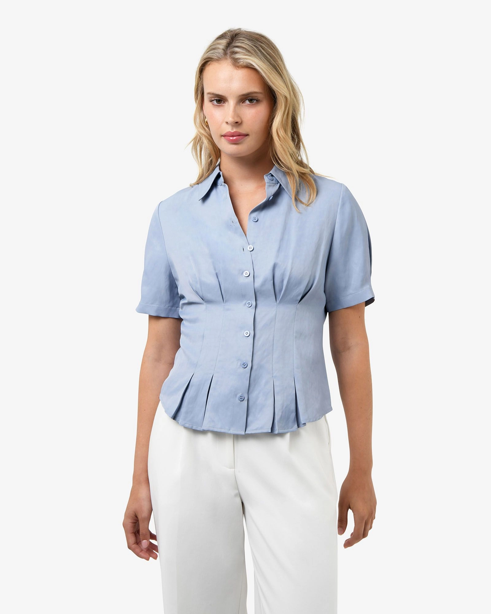 Forcast Clothing - Paige Short Sleeve Blouse