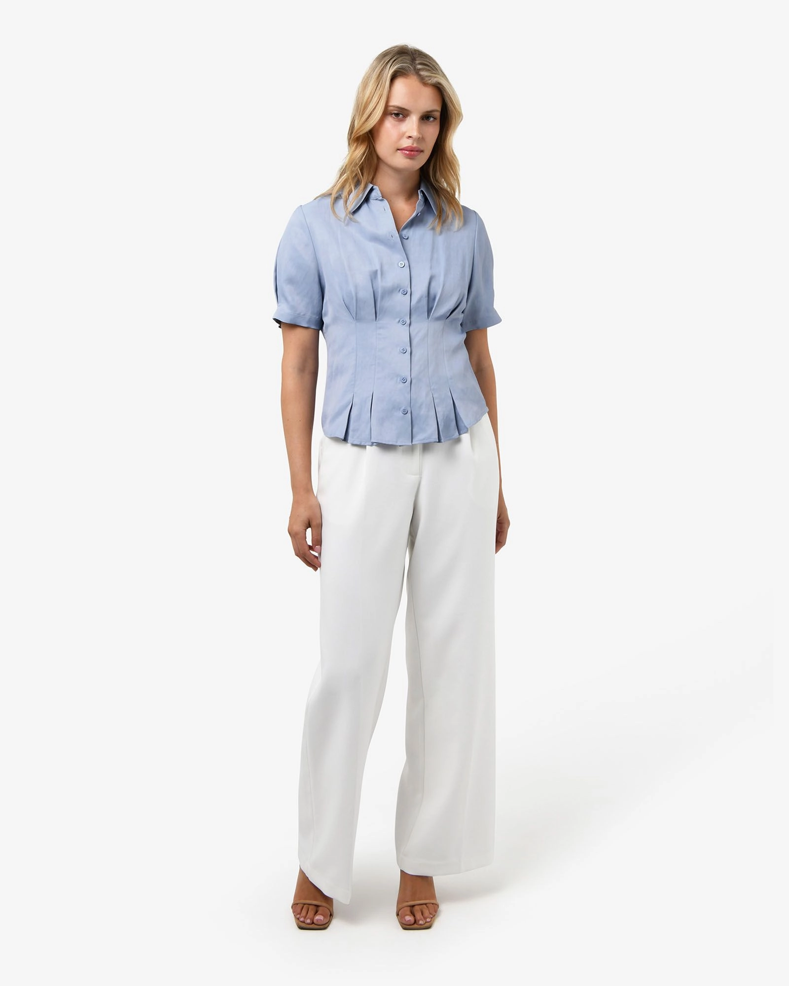 Forcast Clothing - Paige Short Sleeve Blouse