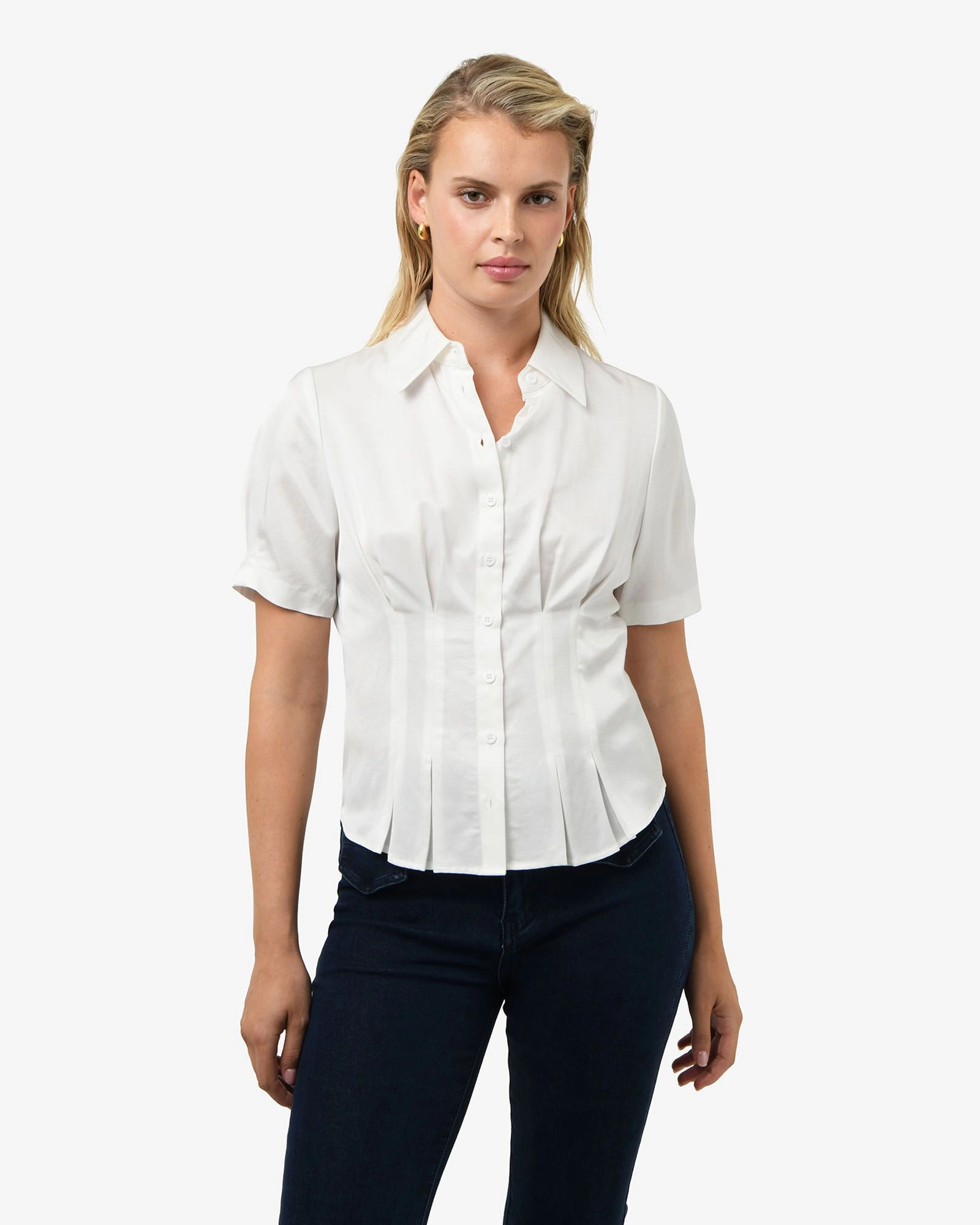 Forcast Clothing - Paige Short Sleeve Blouse