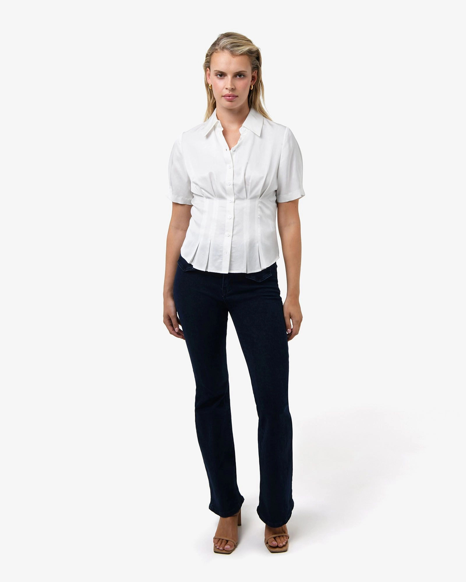 Forcast Clothing - Paige Short Sleeve Blouse