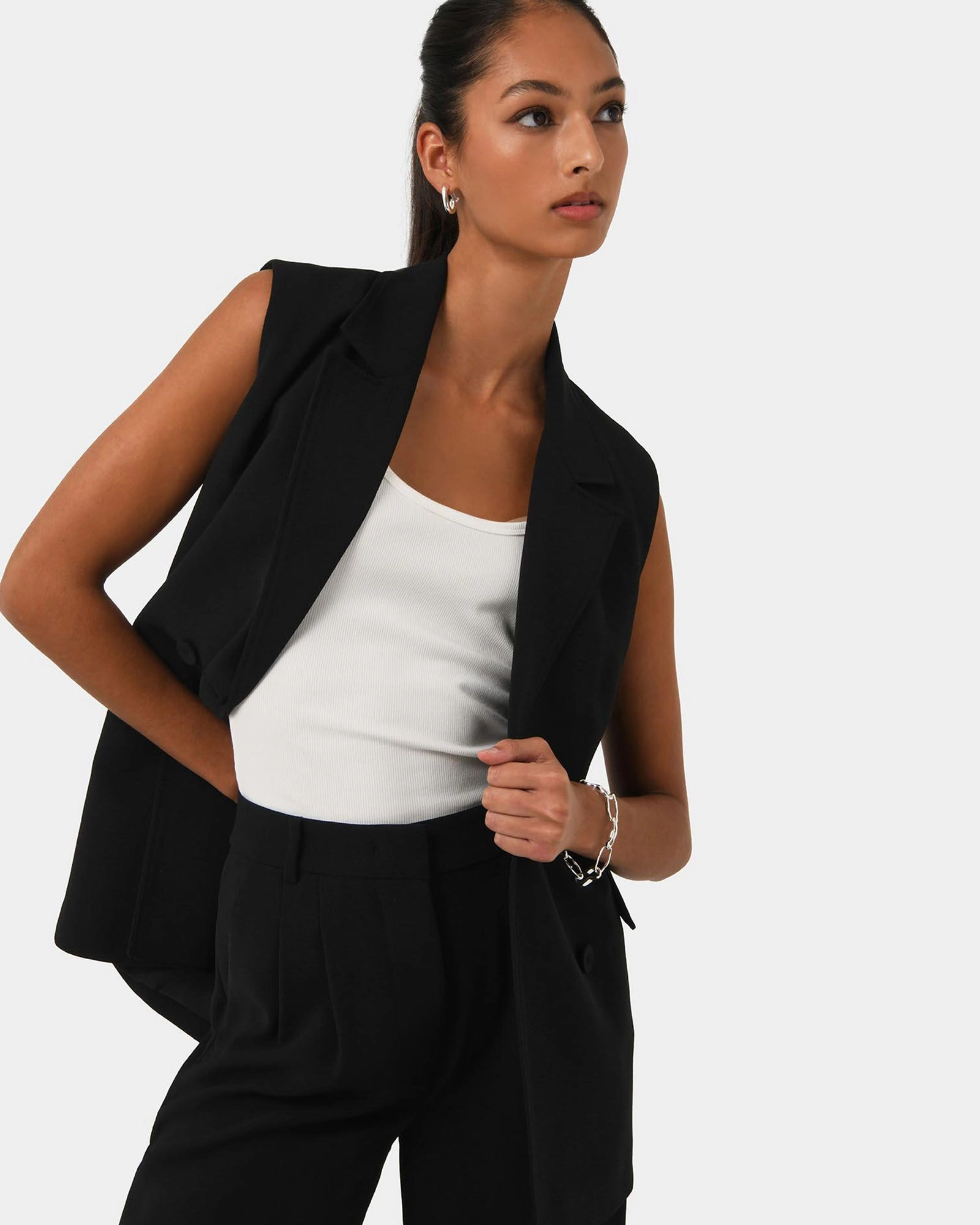 Forcast Clothing - Rumy Double Breasted Vest