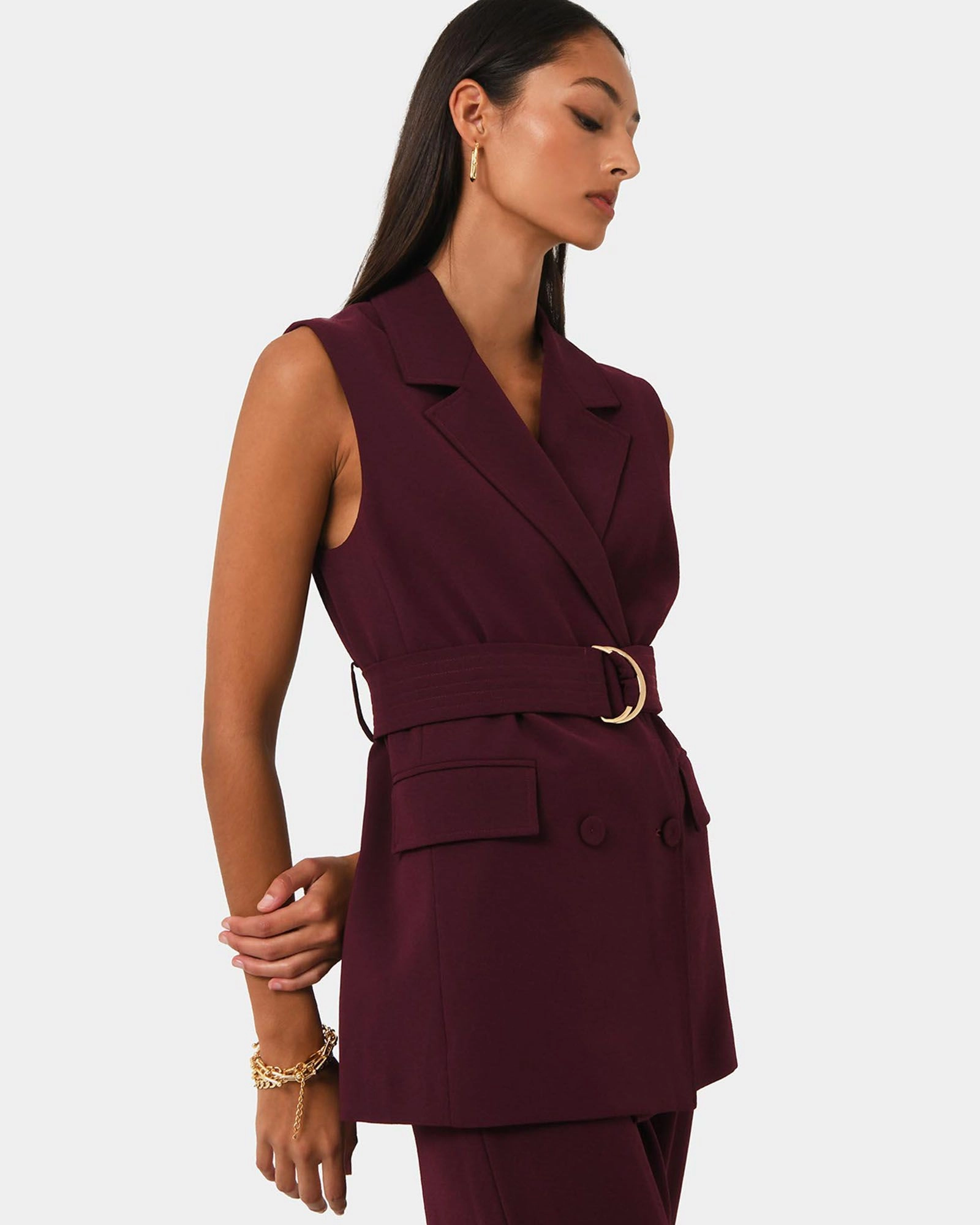 Forcast Clothing - Rumy Double Breasted Vest