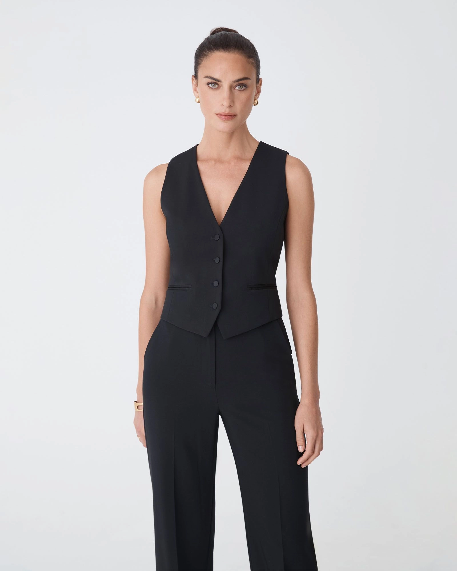 Forcast Clothing - Eve Classic Two-Tone Vest