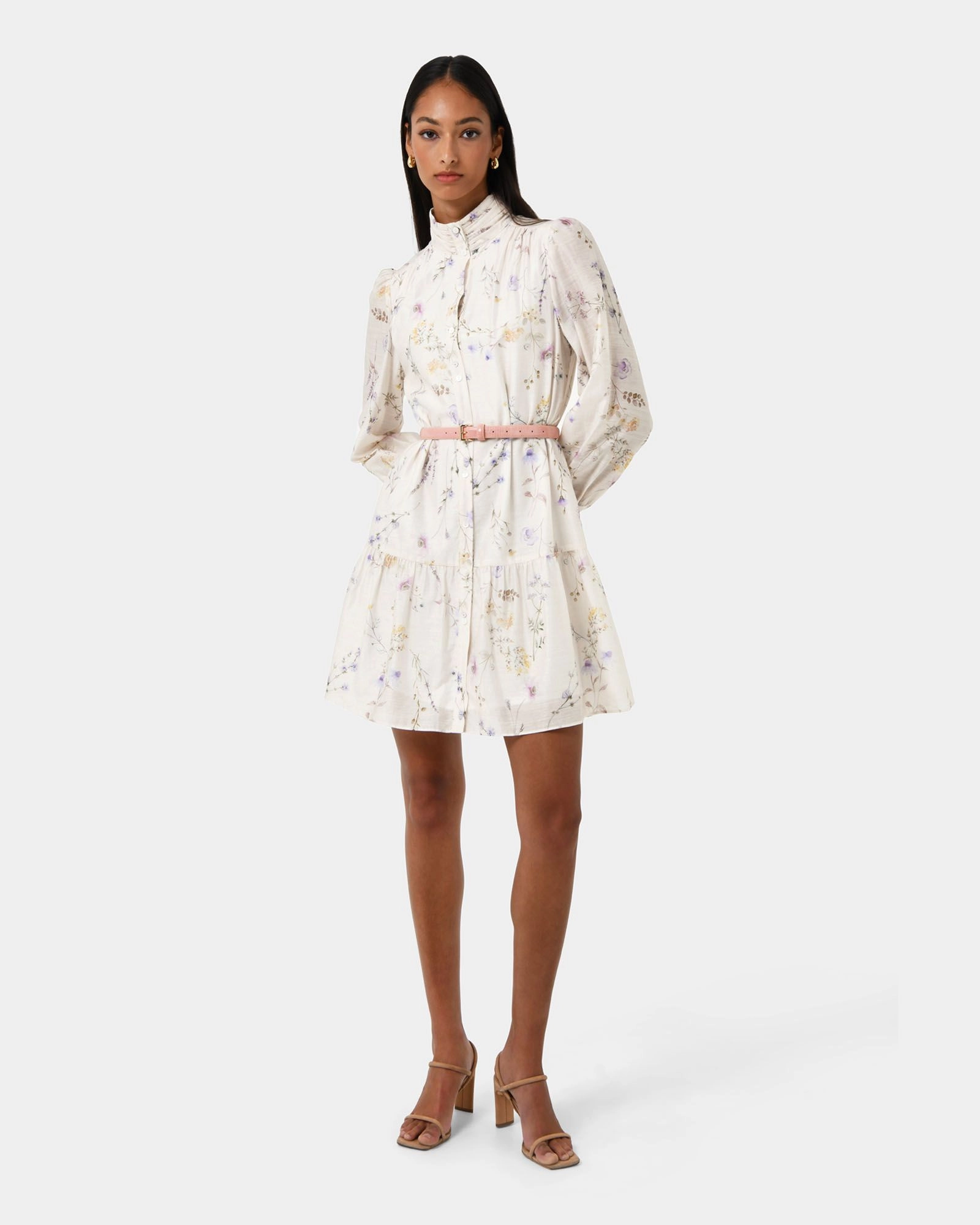 Forcast Clothing - Aurae Floral Tiered Dress