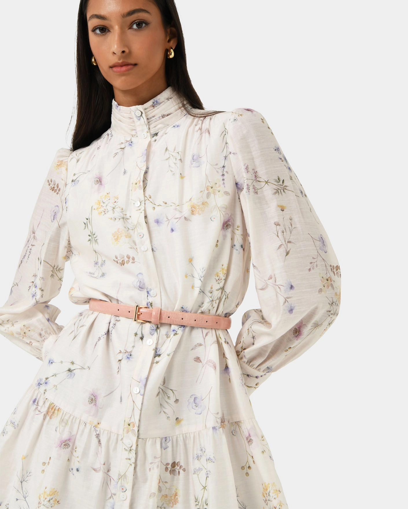 Forcast Clothing - Aurae Floral Tiered Dress