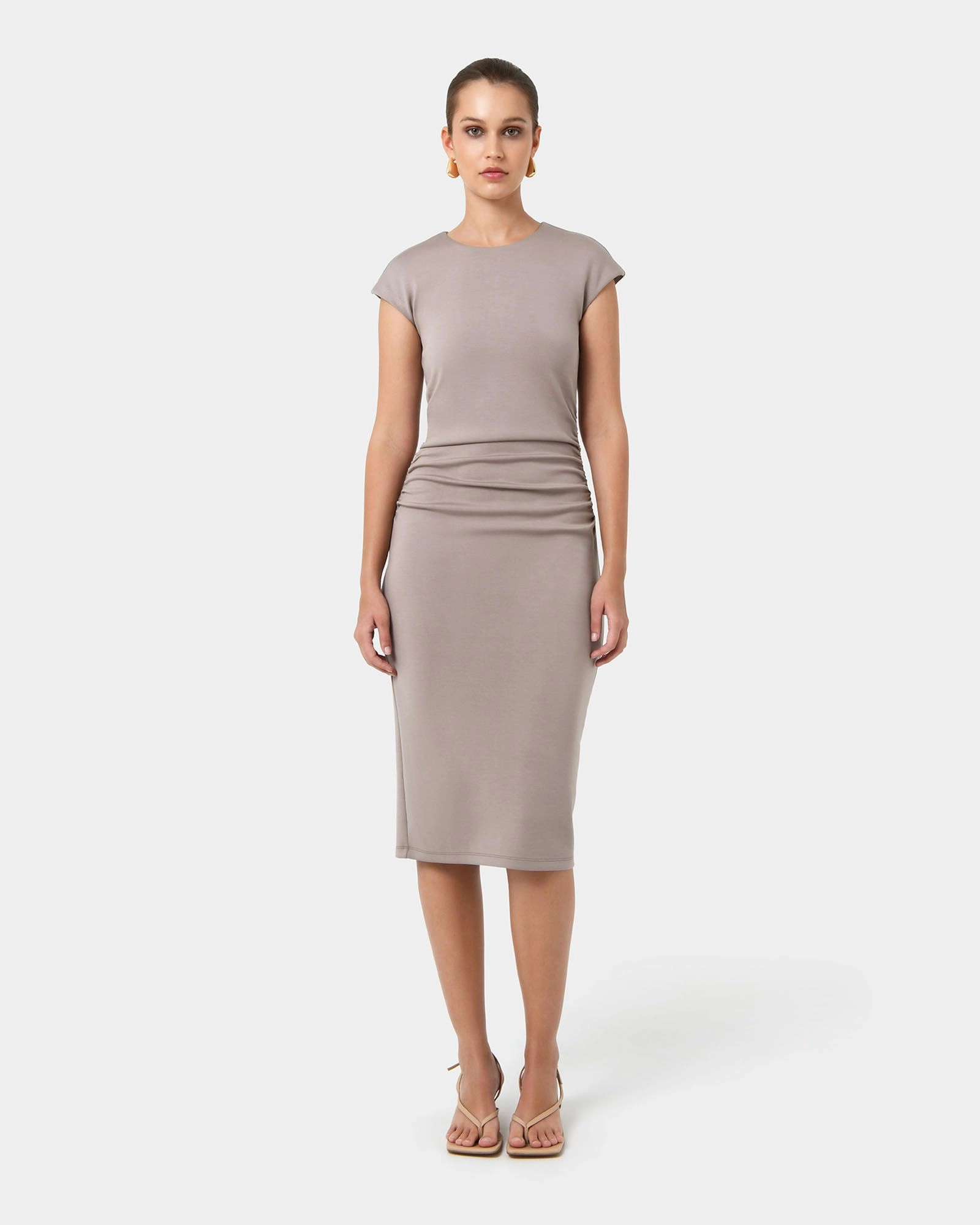 Forcast Clothing - Lulu Ruched Midi Dress