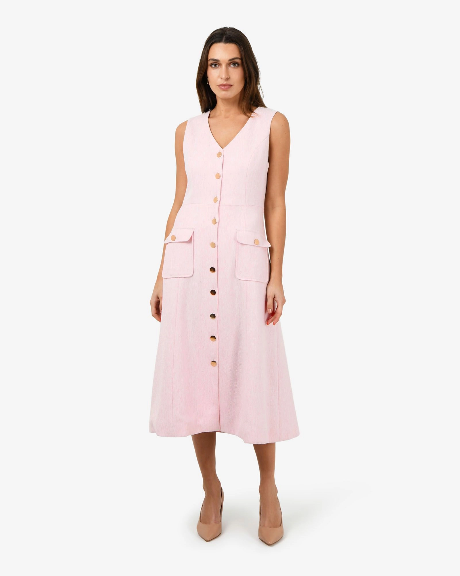 Forcast Clothing - Valena Tweed Midi Dress
