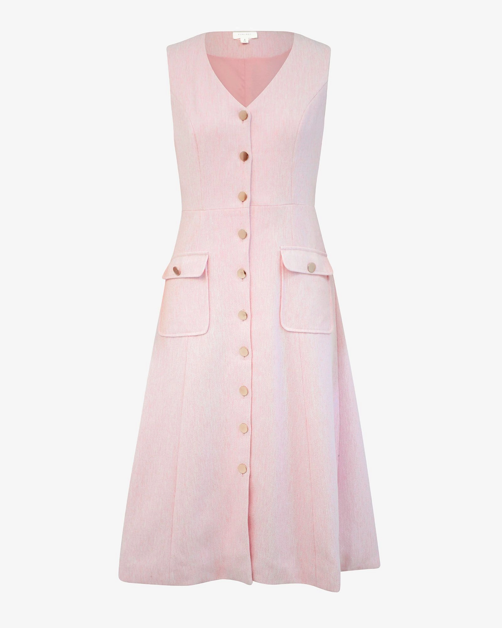 Forcast Clothing - Valena Tweed Midi Dress