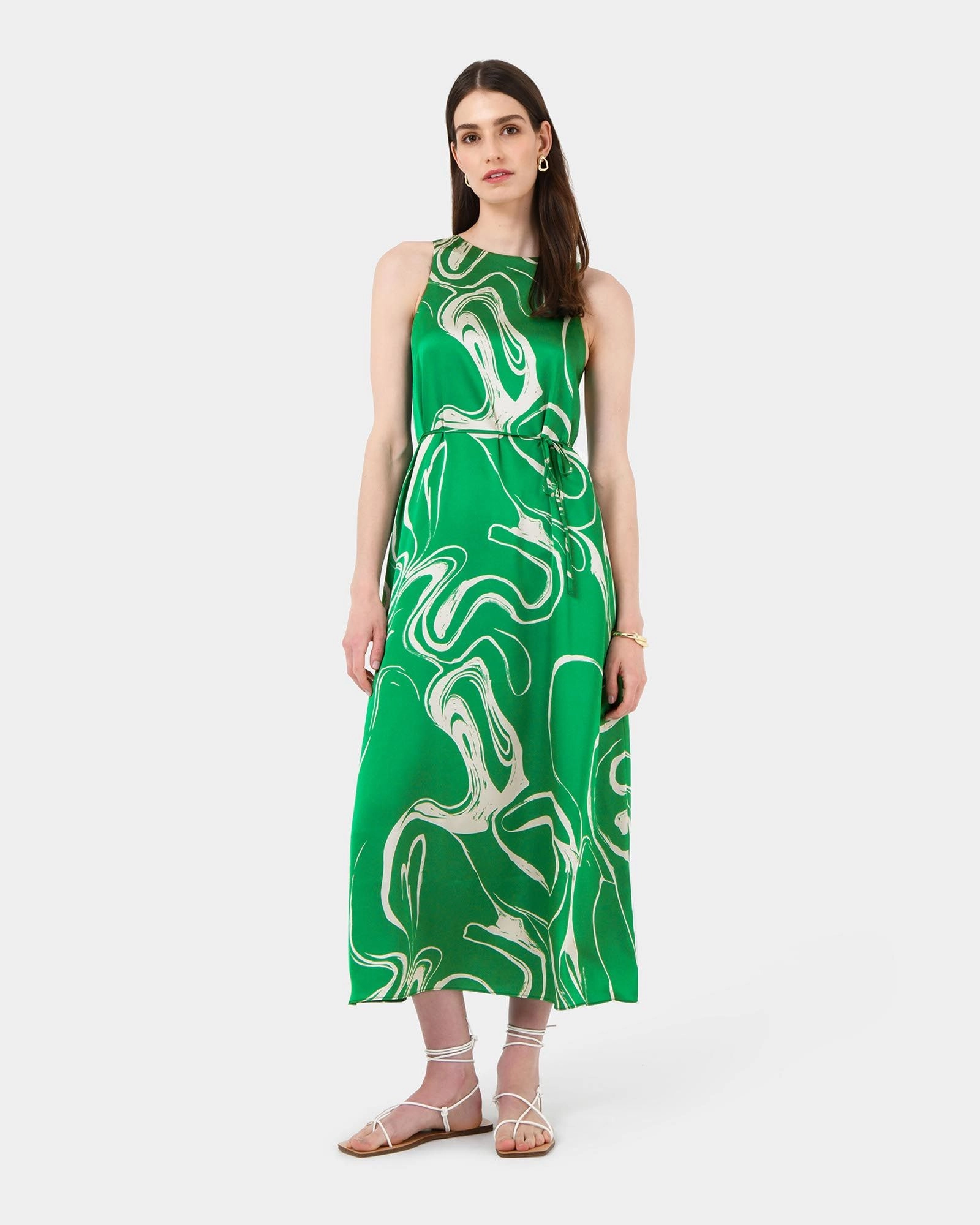 Forcast Clothing - Gretchen Printed Midi Dress 