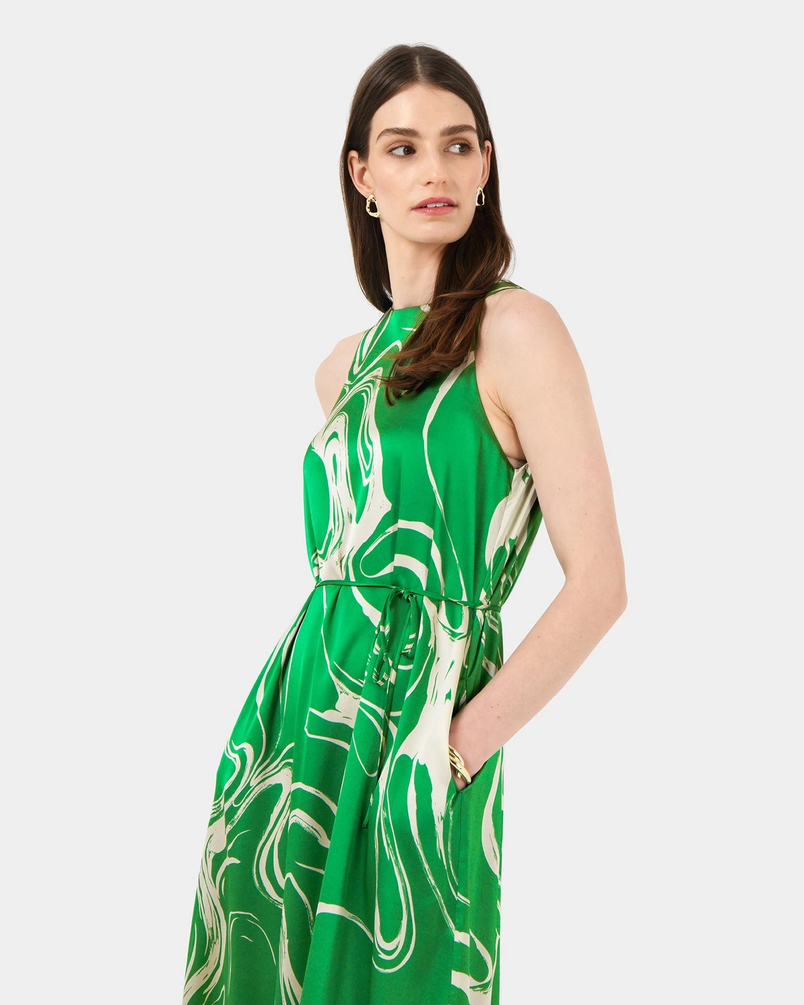 Forcast Clothing - Gretchen Printed Midi Dress 