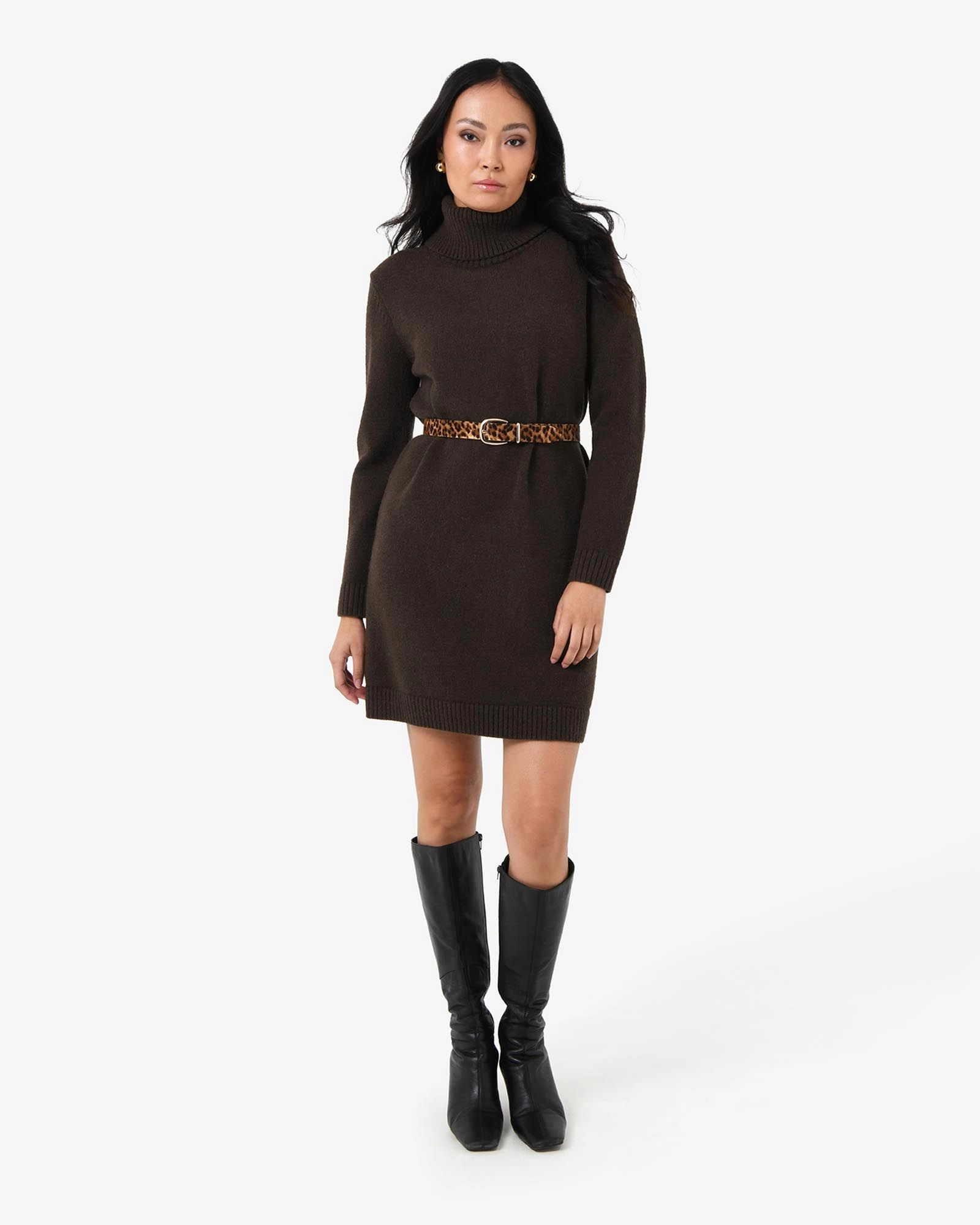 Forcast Clothing - Sasha Wool Blend Knit Dress