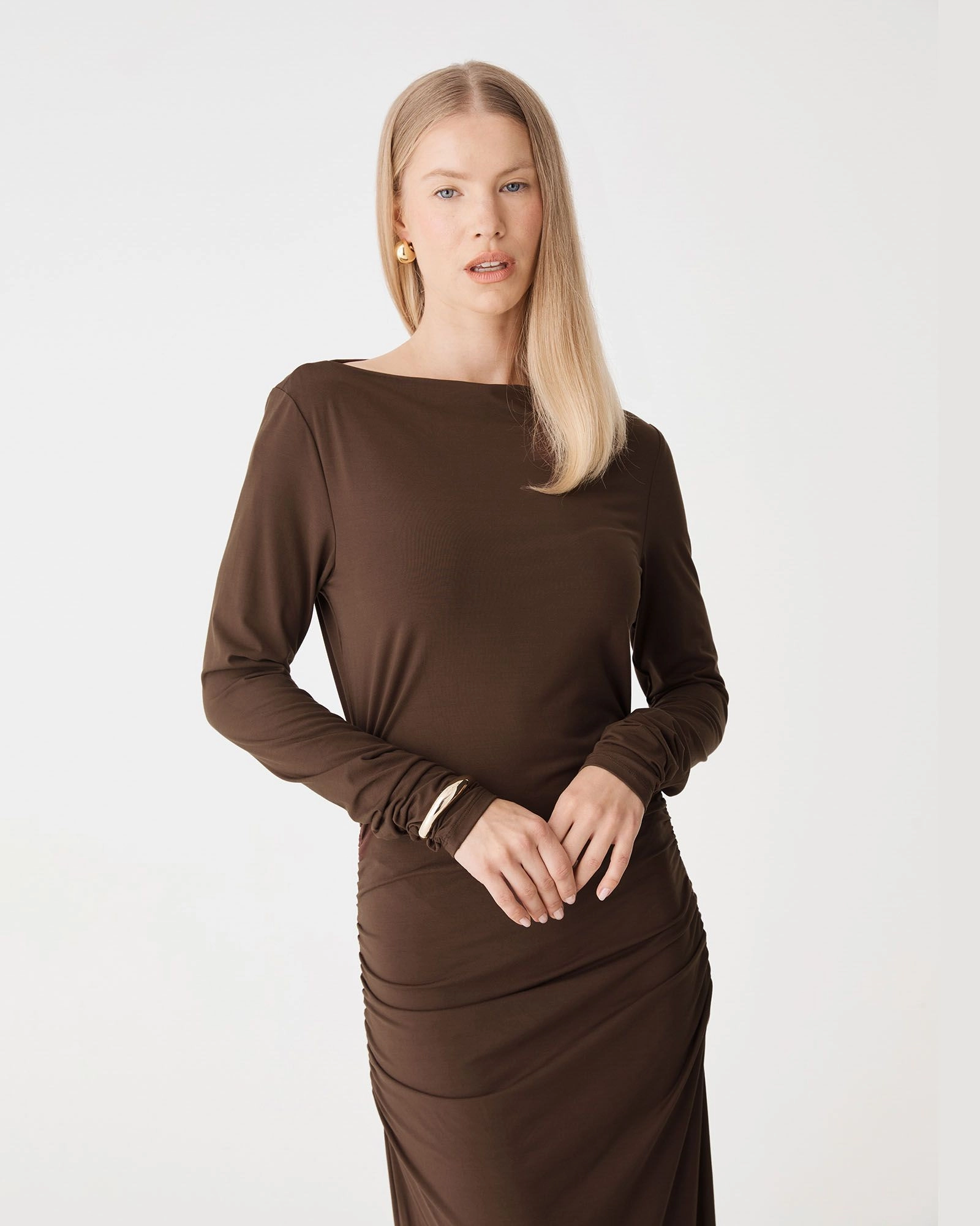 Forcast Clothing - Isobel Bamboo Ruched Dress