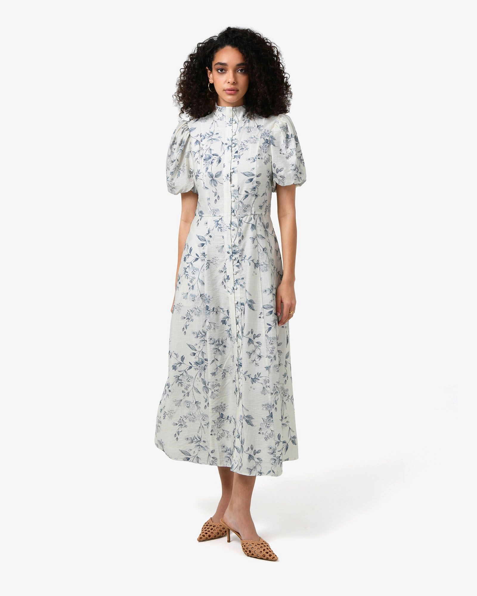 Forcast Clothing - Jasmine Puff Sleeve Dress