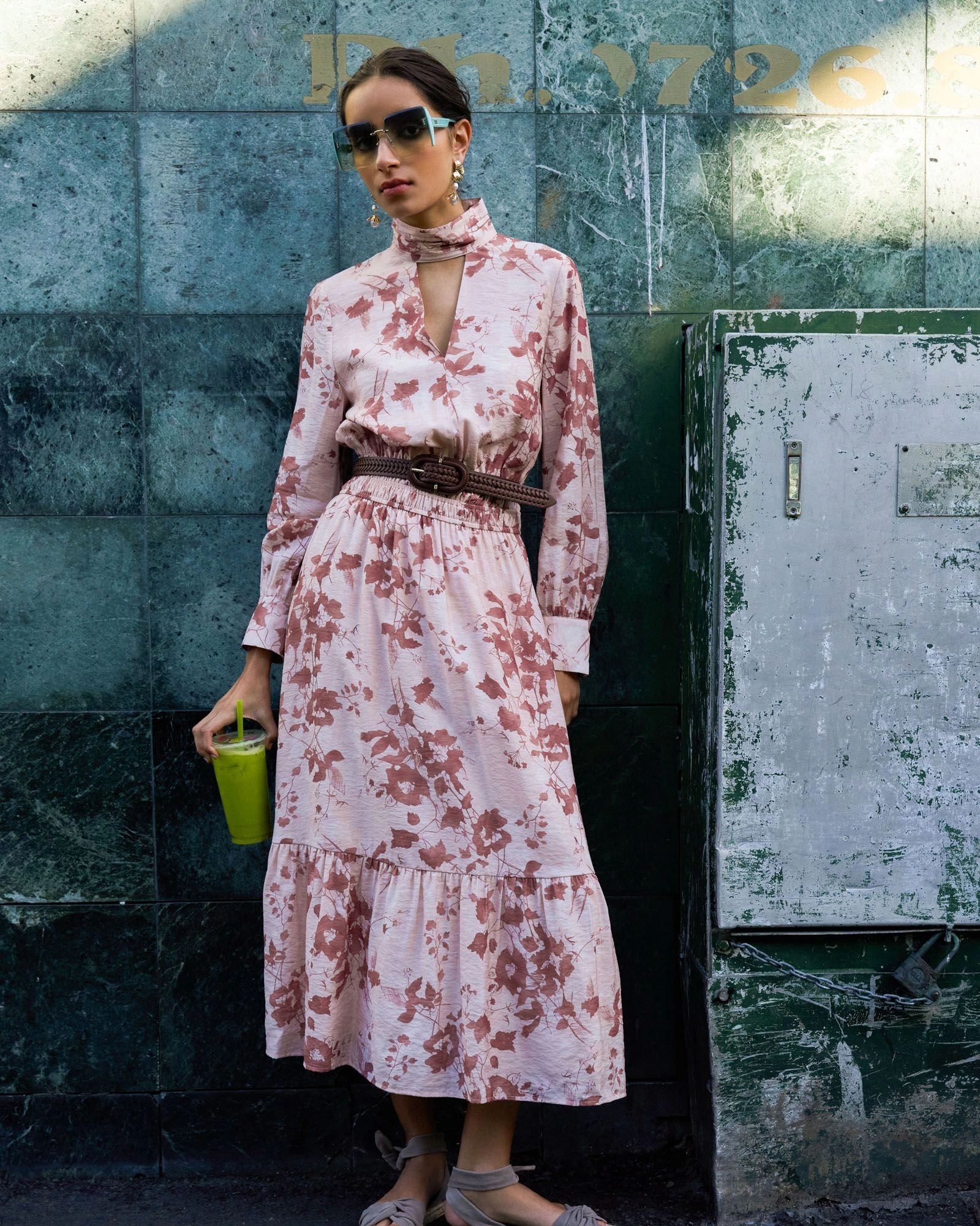 Forcast Clothing - Lesley Tiered Floral Dress