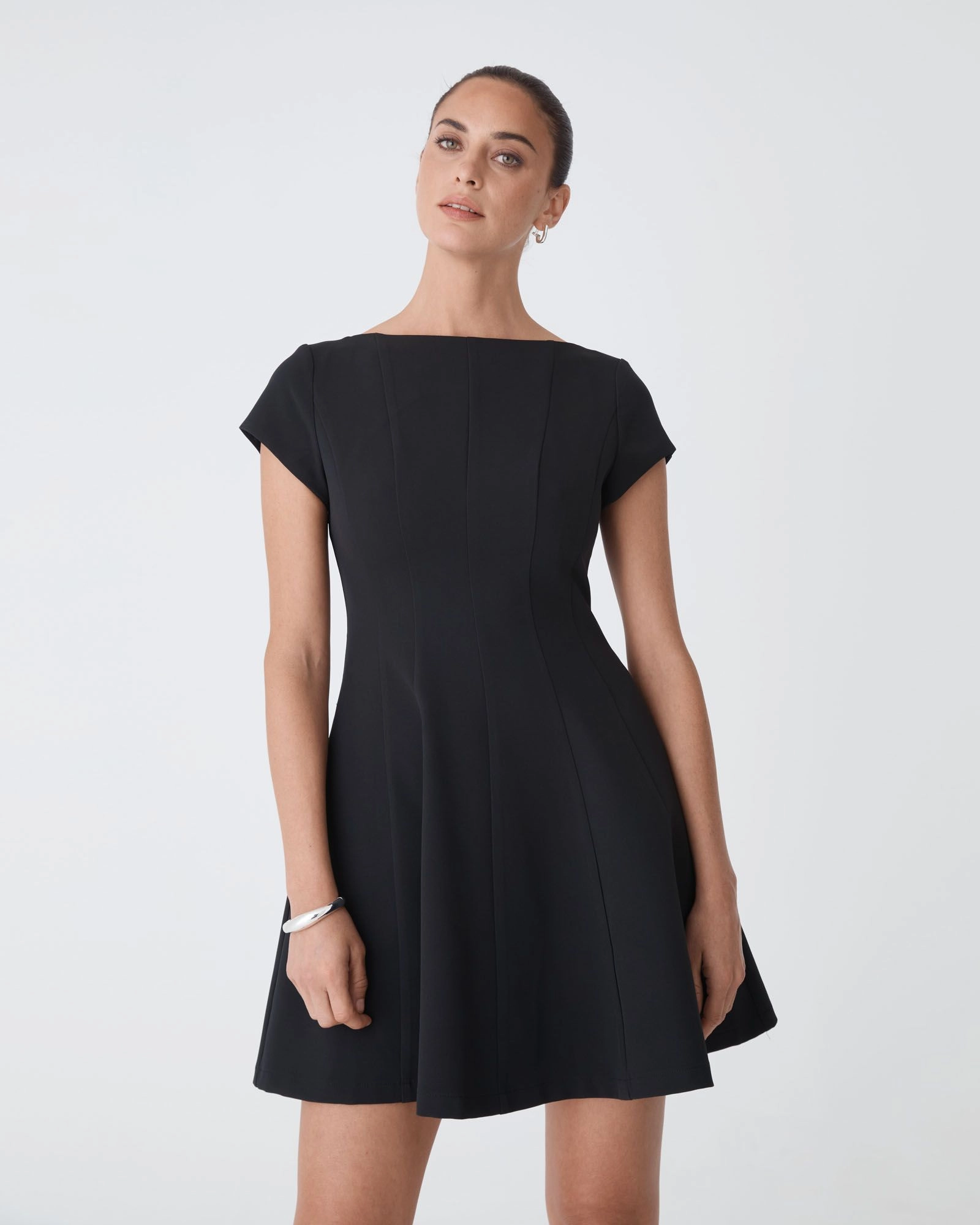 Forcast Clothing - Darcy Short Sleeve Panel Dress