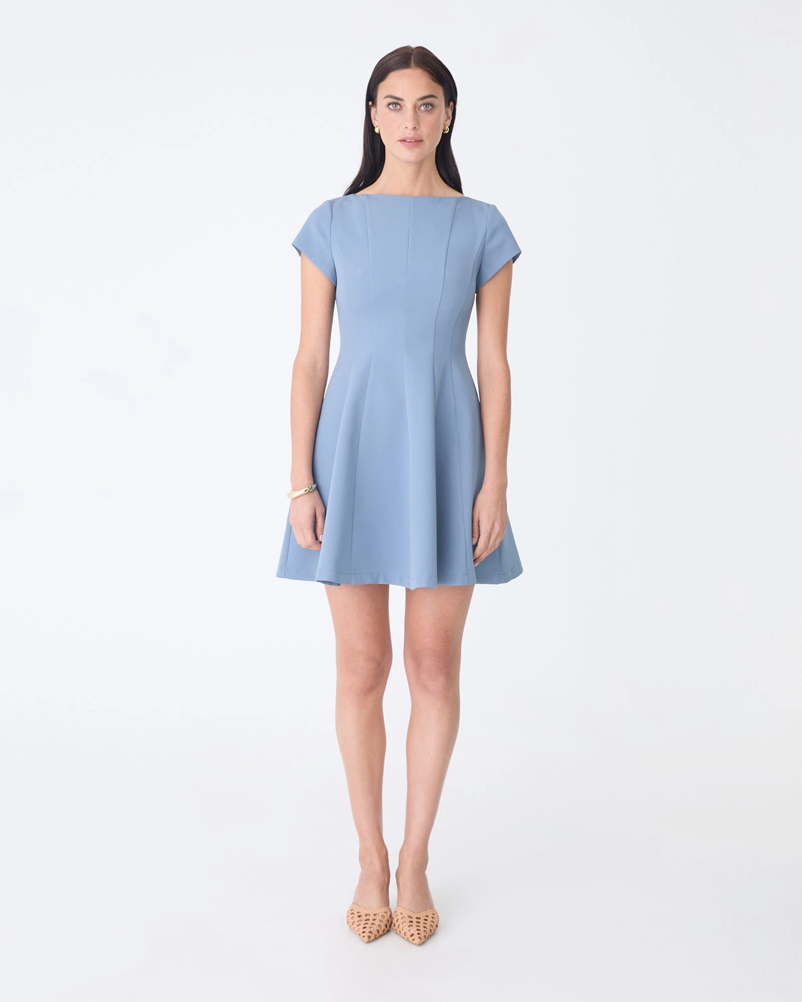 Forcast Clothing - Darcy Short Sleeve Panel Dress