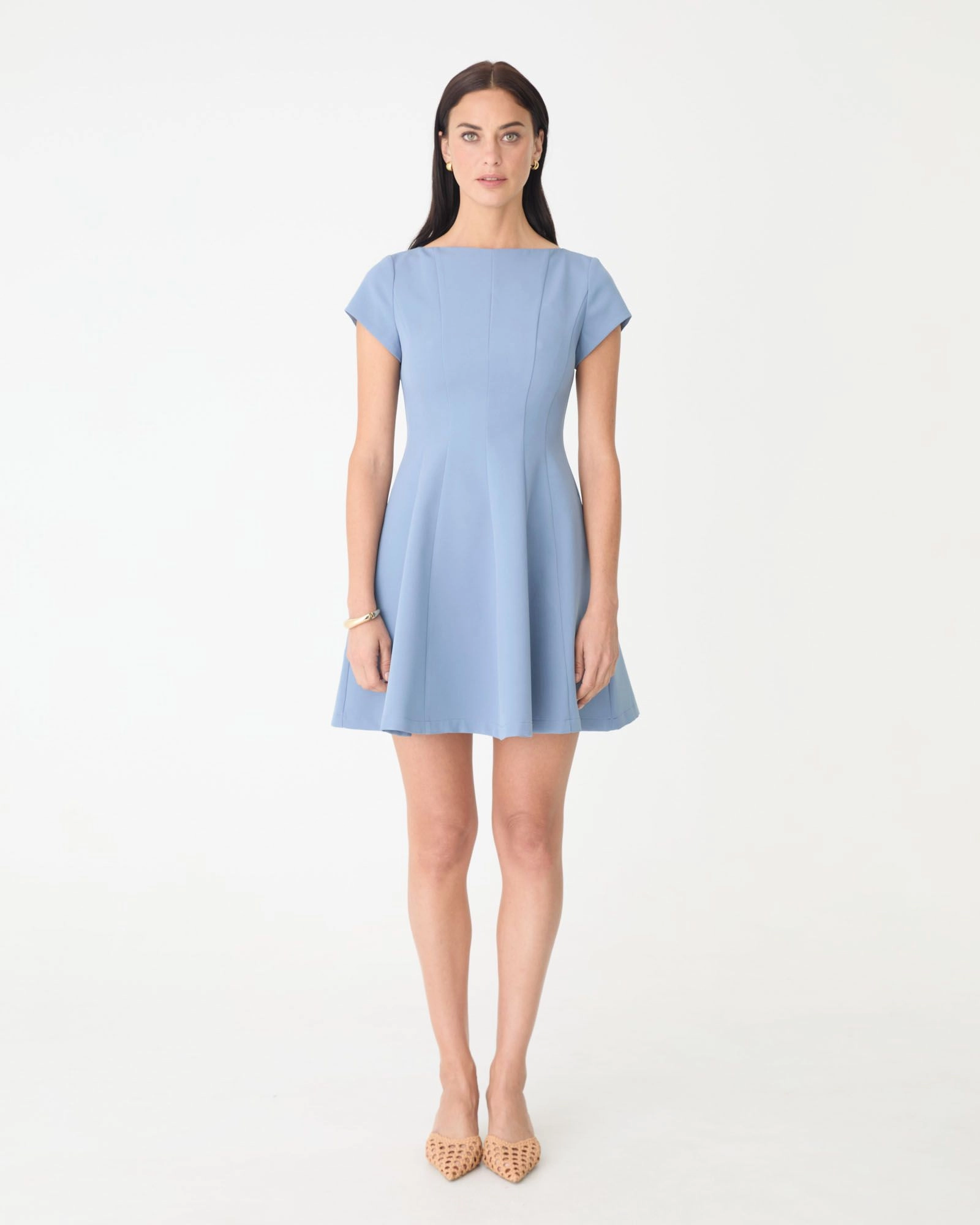 Forcast Clothing - Darcy Short Sleeve Panel Dress