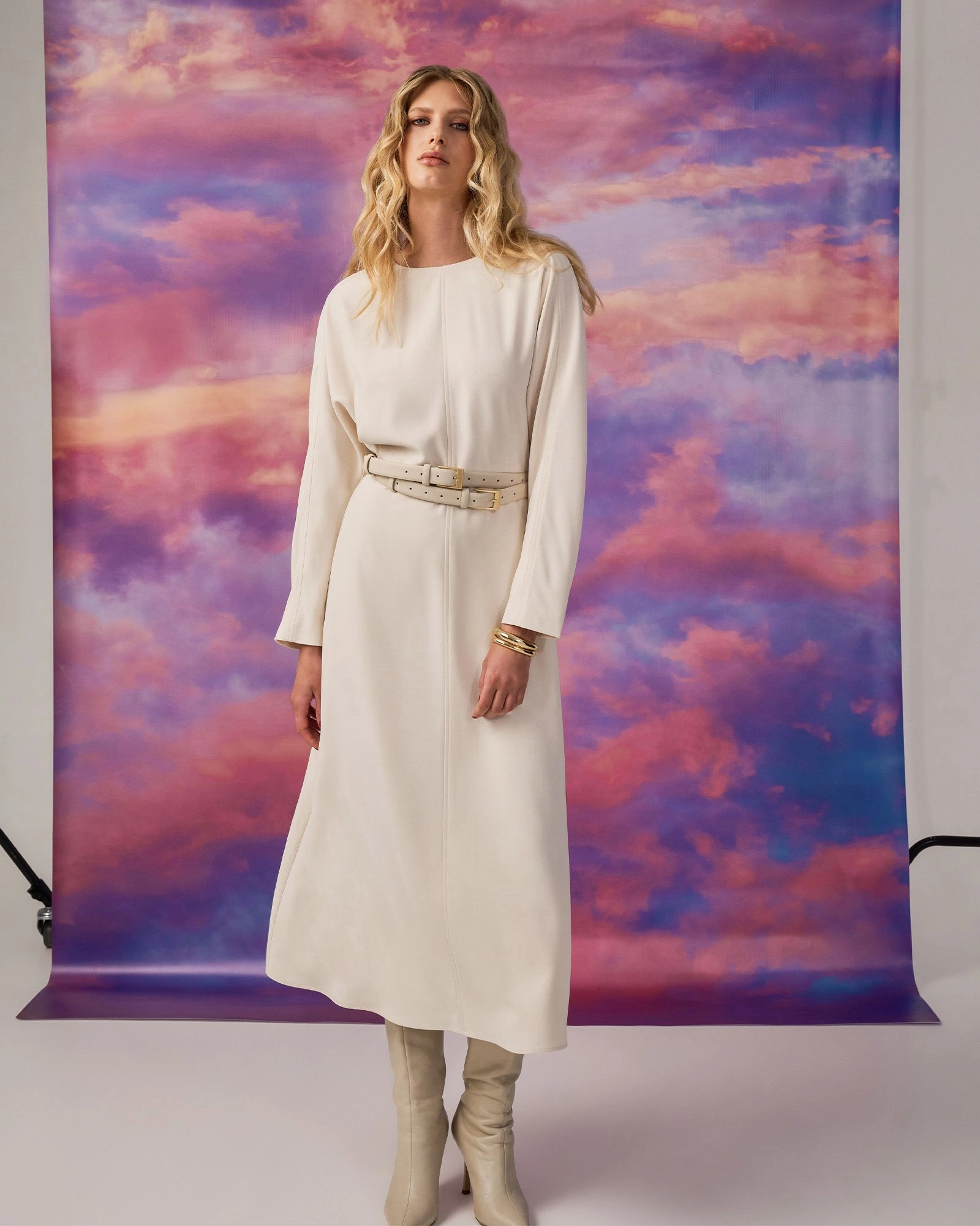 Forcast Clothing - Karina Dolman Midi Dress