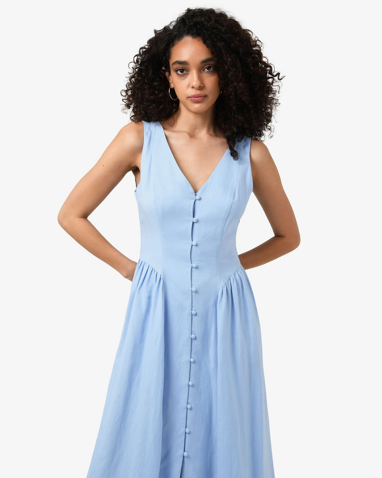 Forcast Clothing - Kendal Linen Blend Dress