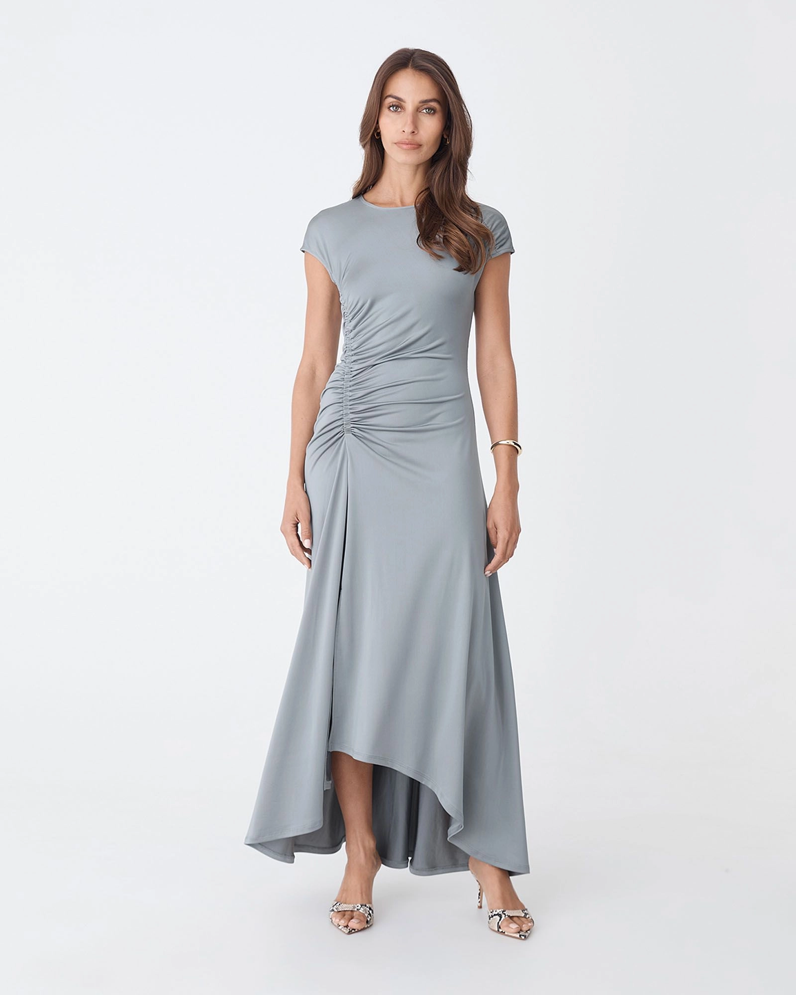 Forcast Clothing - Kim Asymmetric Ruched Dress