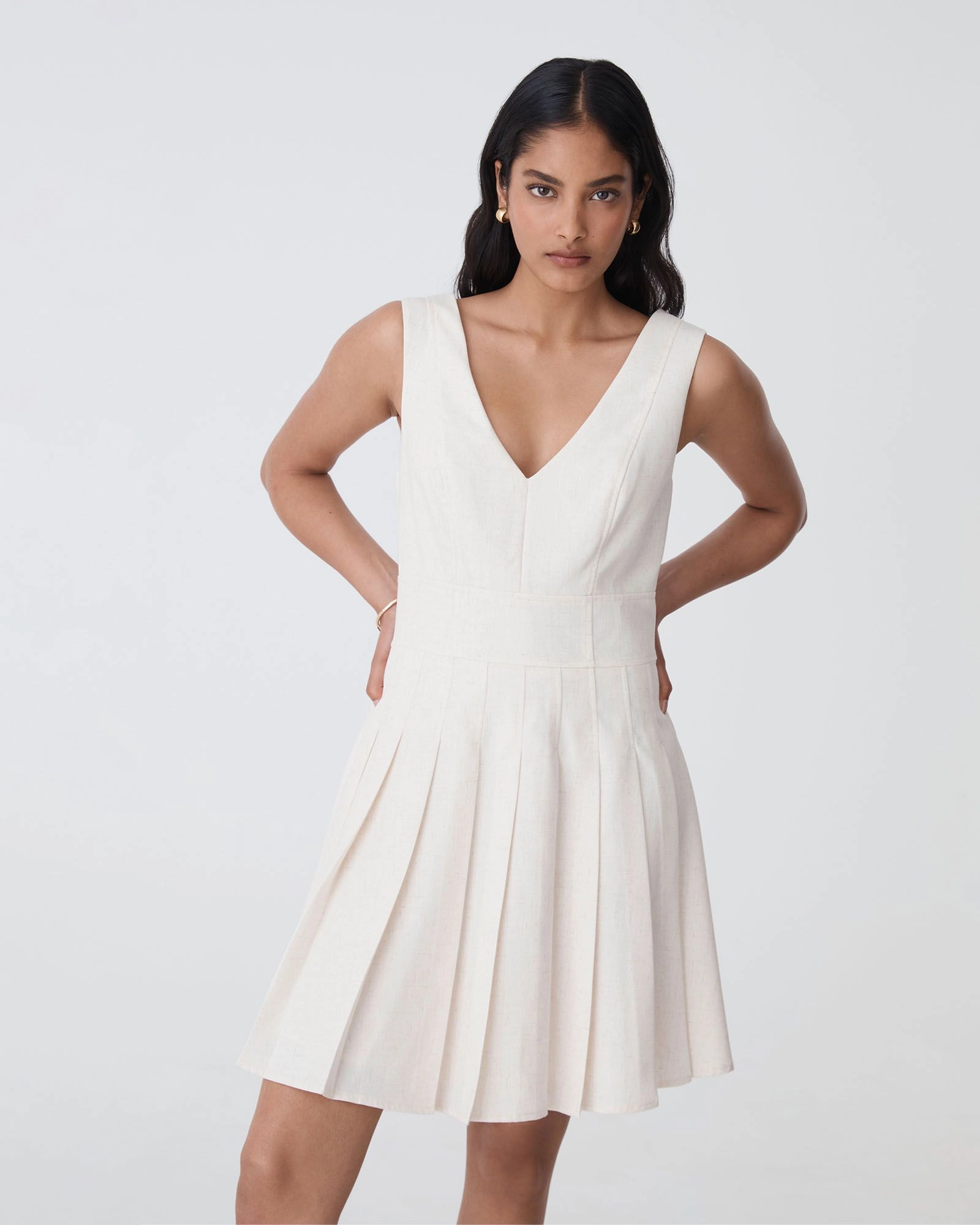 Forcast Clothing - Mikala Pleated Mini Dress