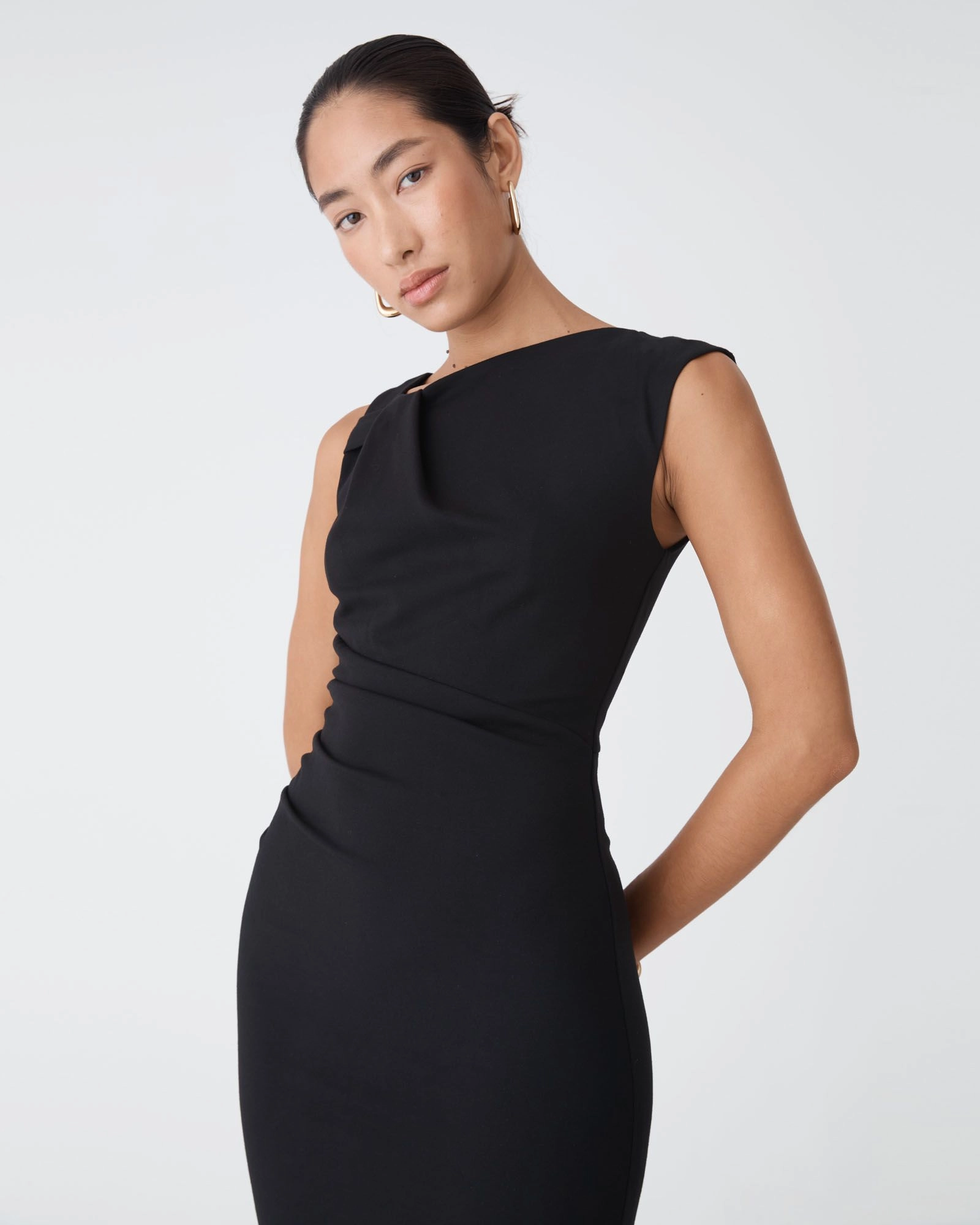 Forcast Clothing - Sutton Twist Shoulder Dress 