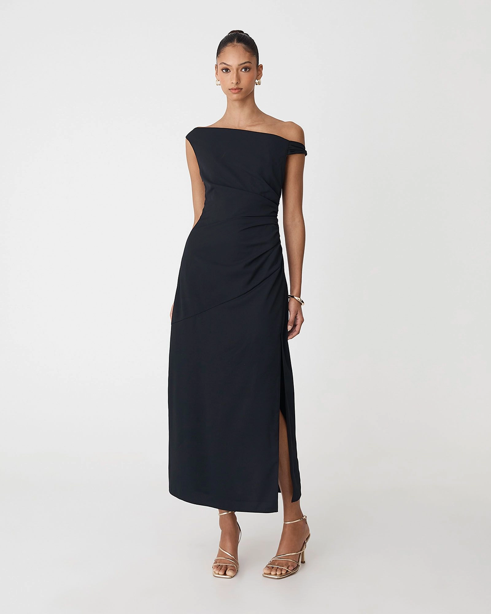 Forcast Clothing - Afina One Shoulder Twist Dress