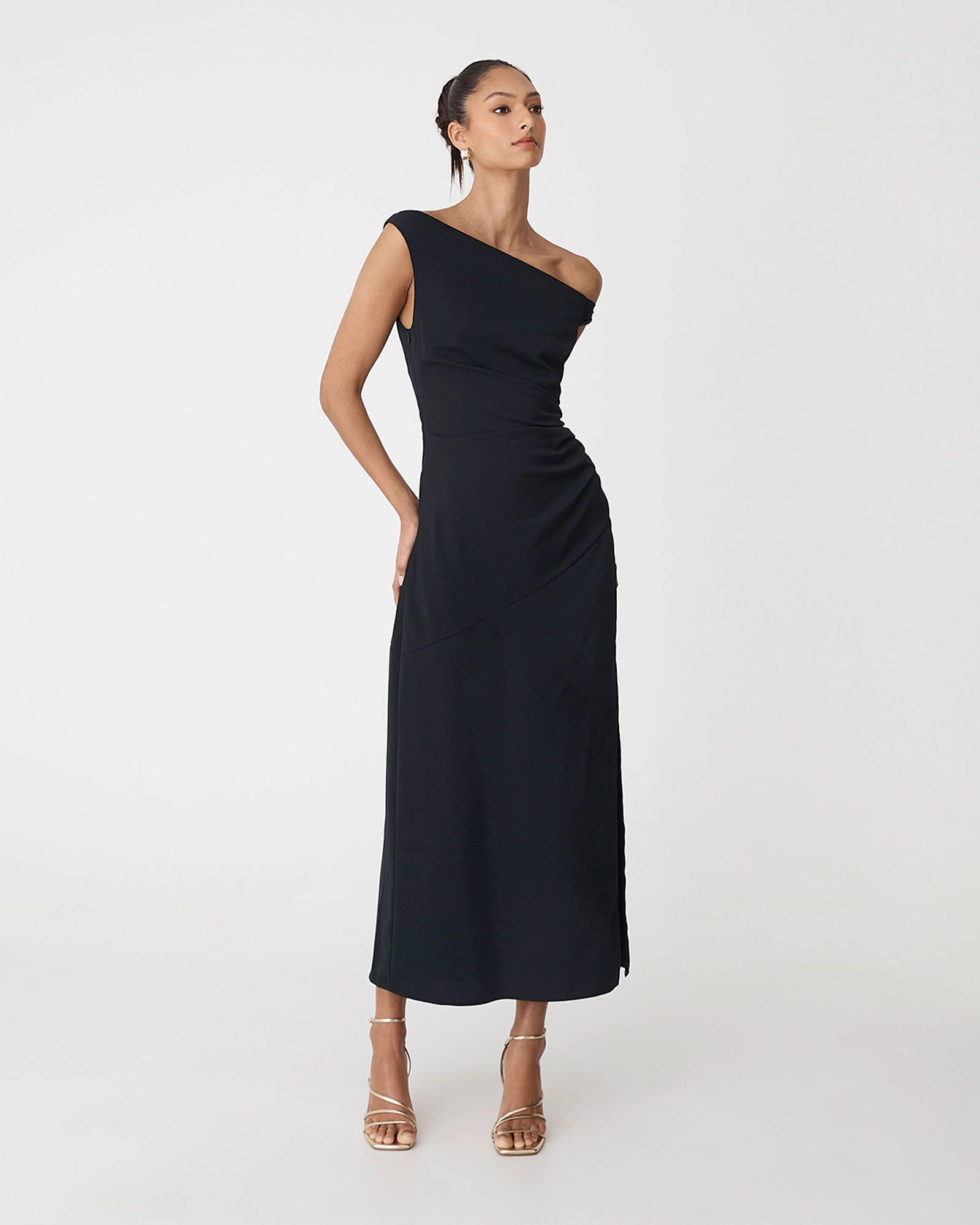 Forcast Clothing - Afina One Shoulder Twist Dress