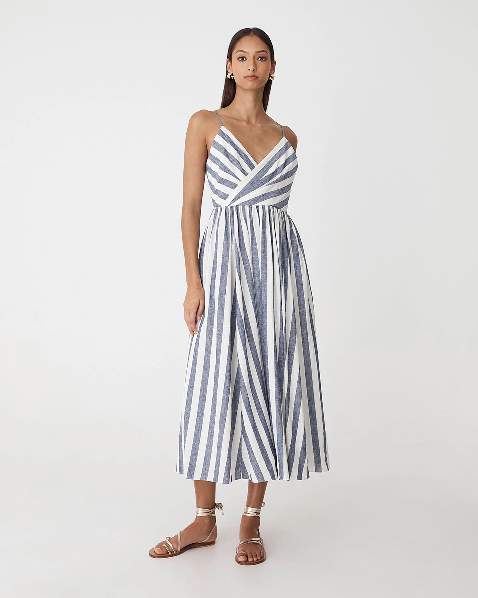 Forcast Clothing - Ikaria Linen Crossover Dress