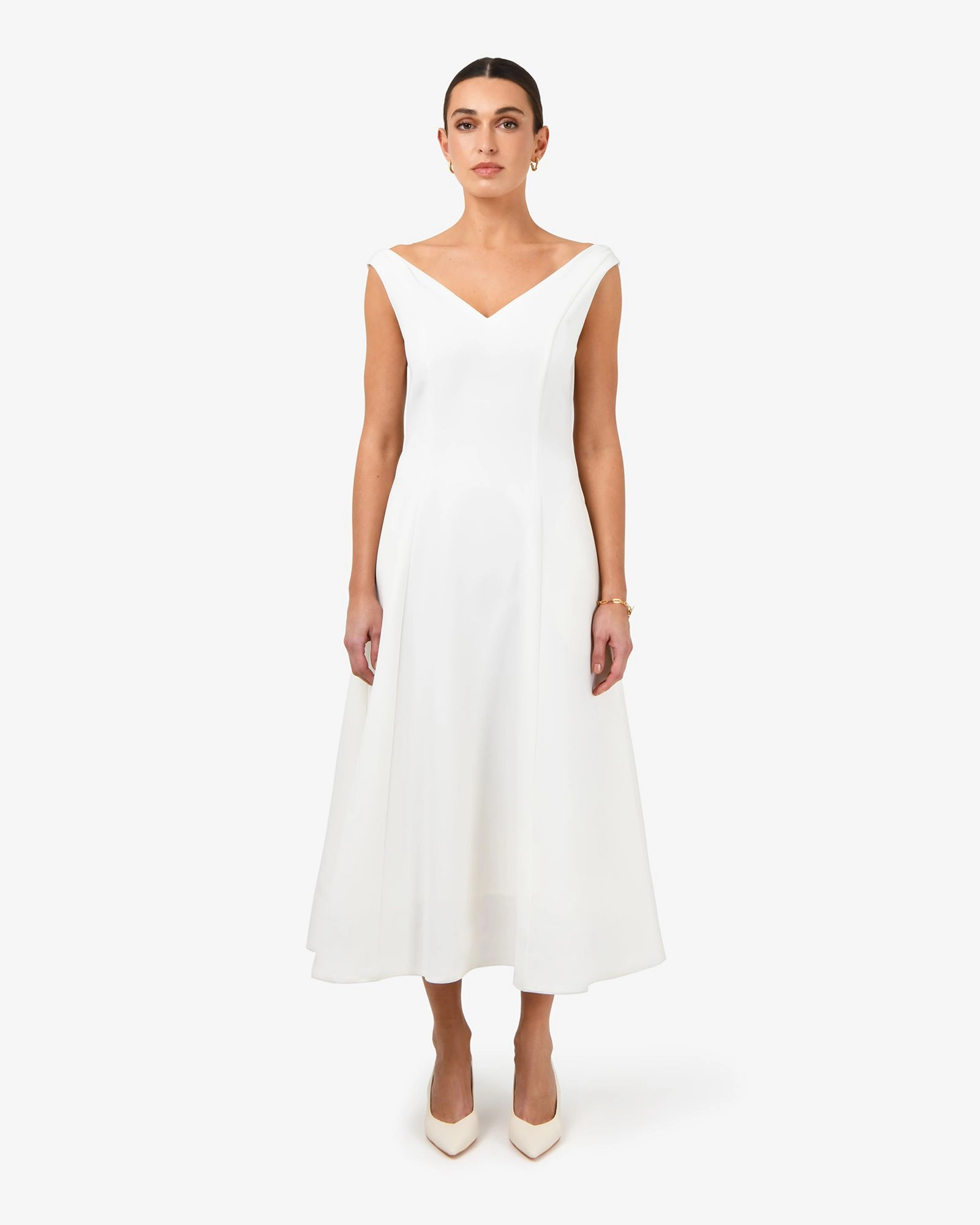 Forcast Clothing - Yana V-Neck Panel Dress
