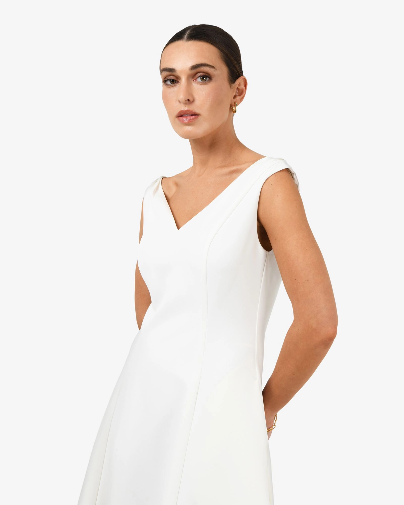 Forcast Clothing - Yana V-Neck Panel Dress