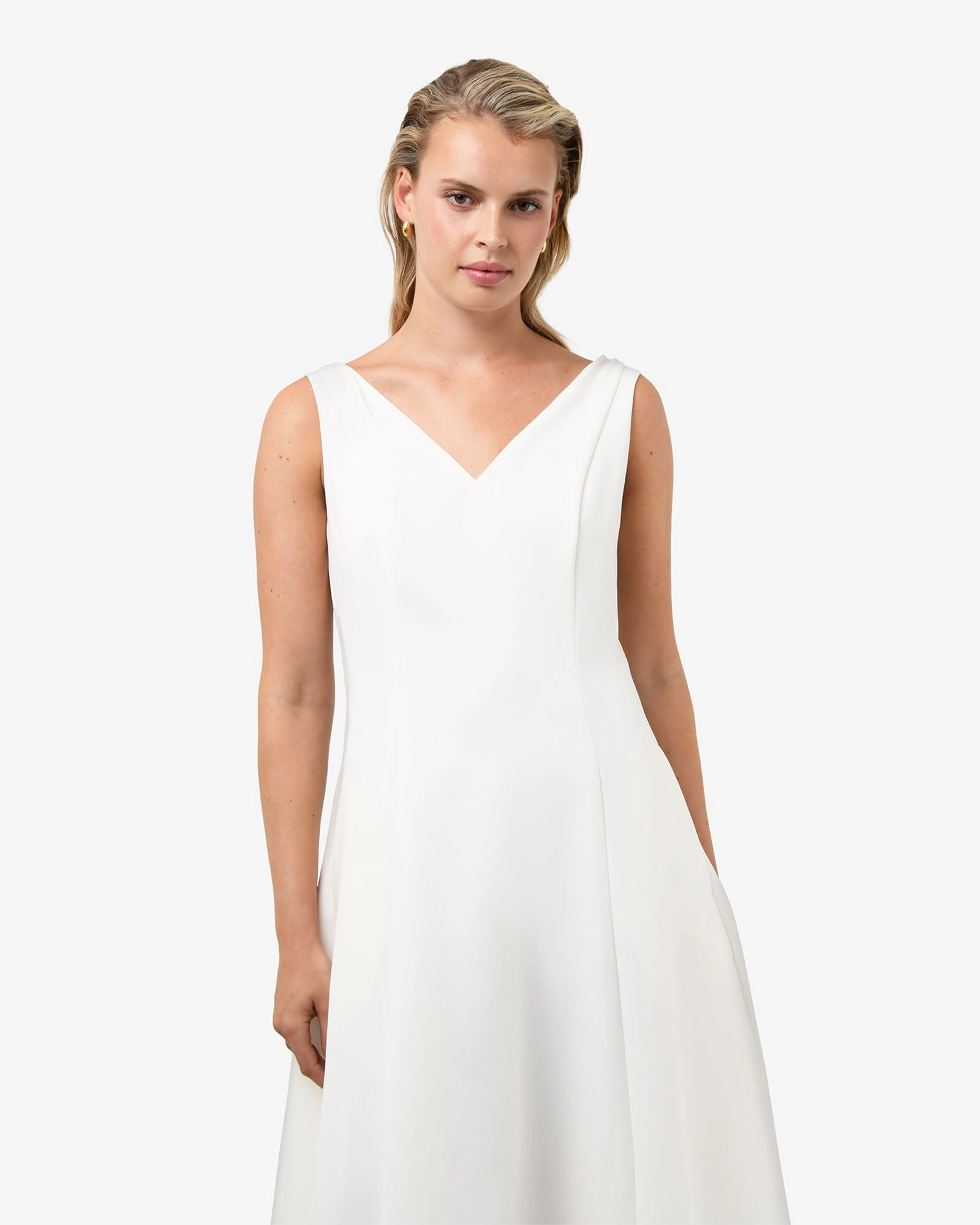 Forcast Clothing - Yana Off Shoulder Panel Dress