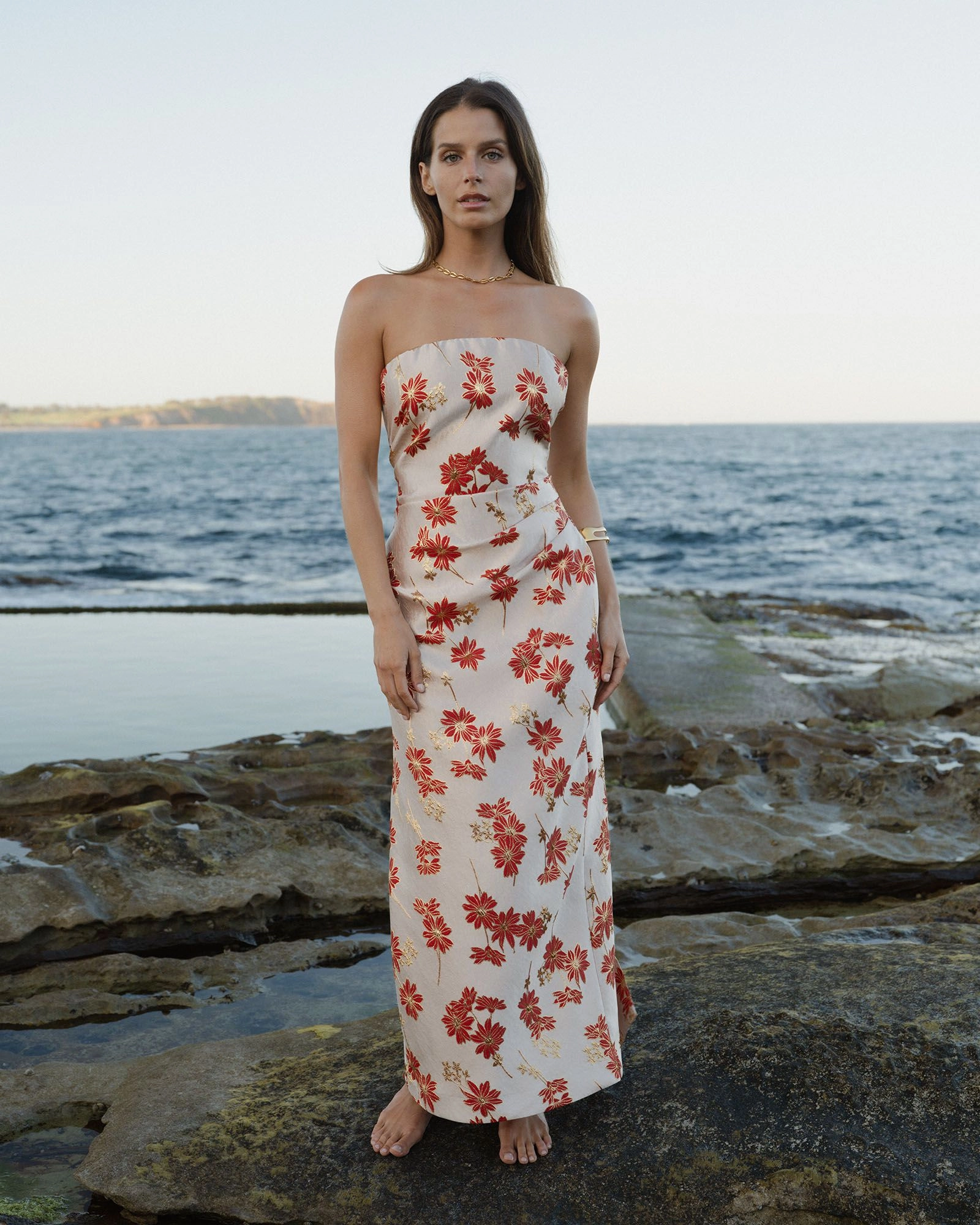 Forcast Clothing - Priya Strapless Column Dress