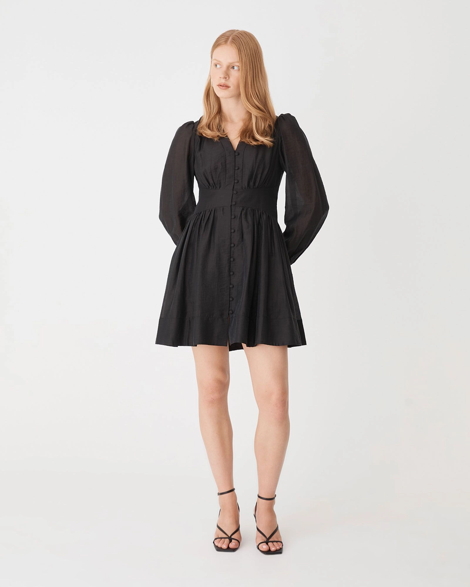 Forcast Clothing - Paloma V-Neck Mini Dress