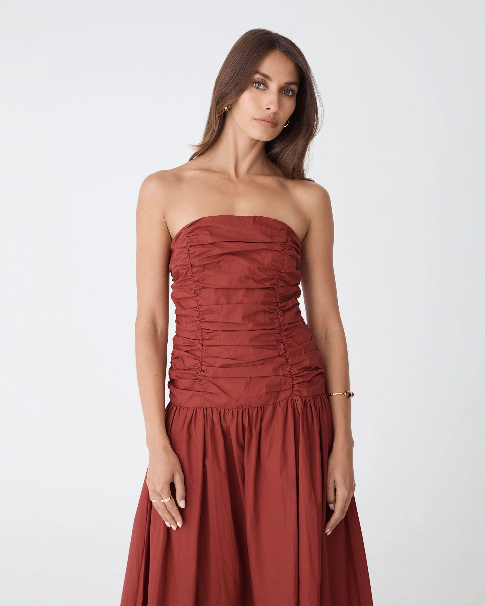 Forcast Clothing - Cathy Cotton Modal Midi Dress 