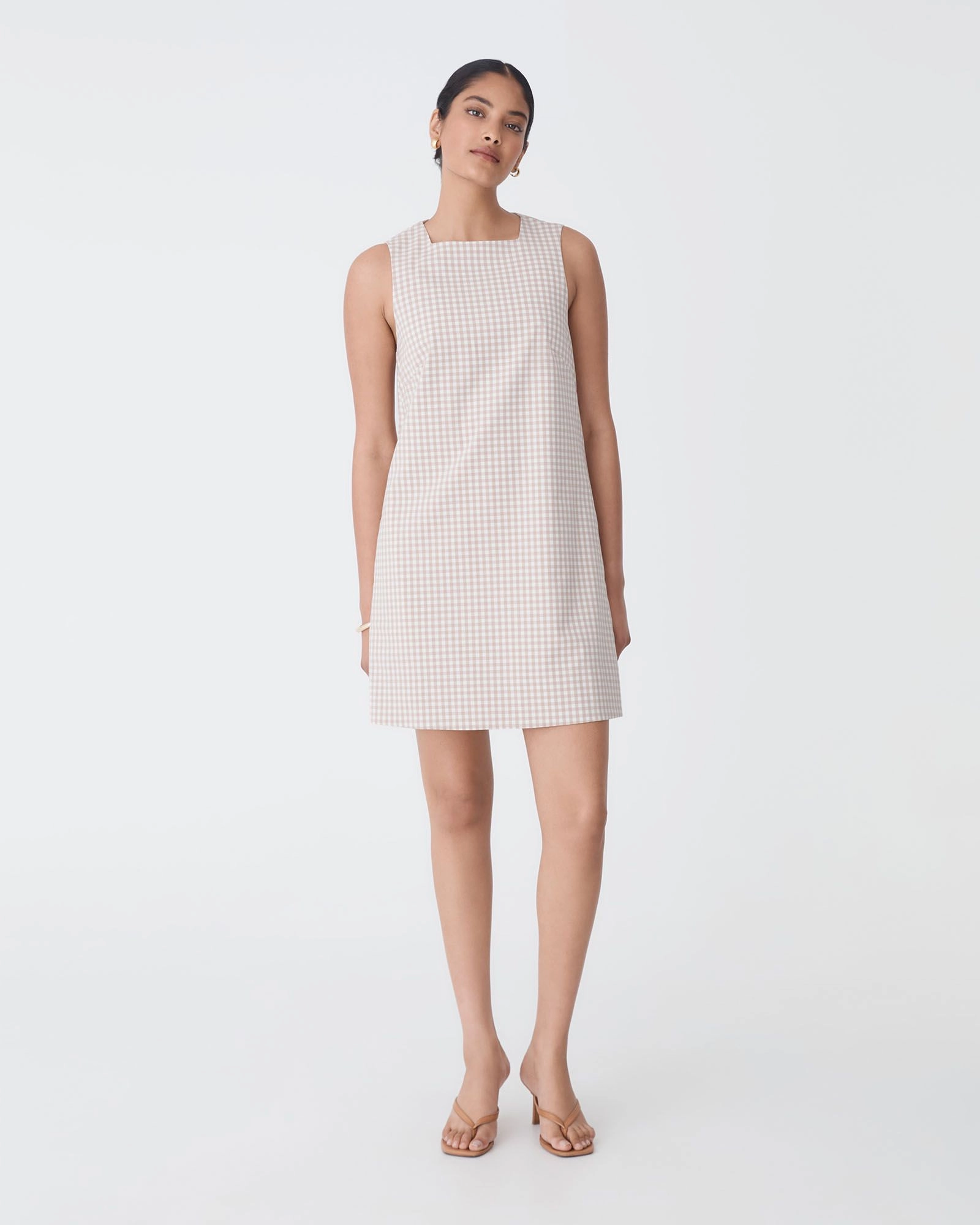 Forcast Clothing - Koora Checked Mini Shift Dress