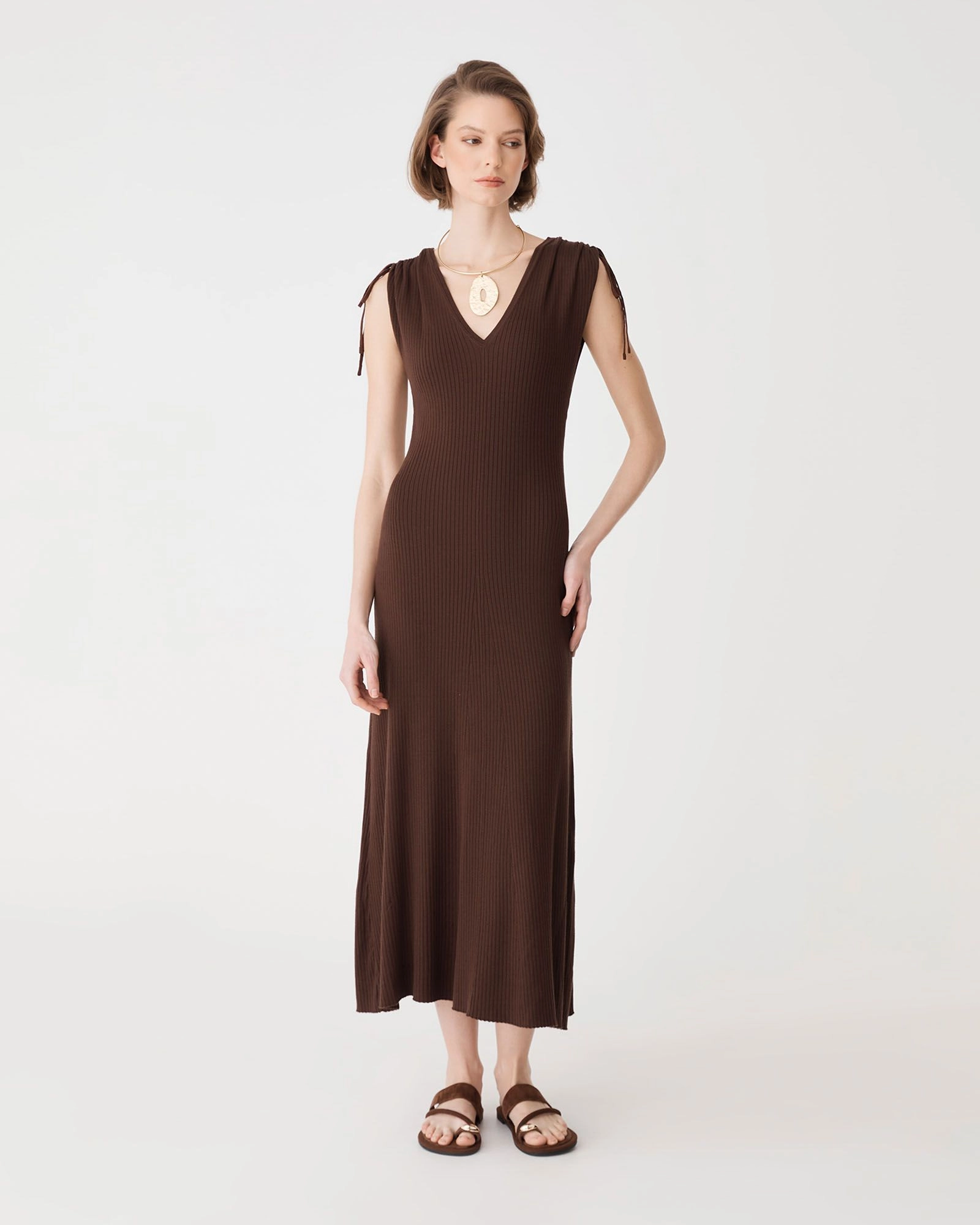 Forcast Clothing - Briony Lyocell Rib Knit Dress